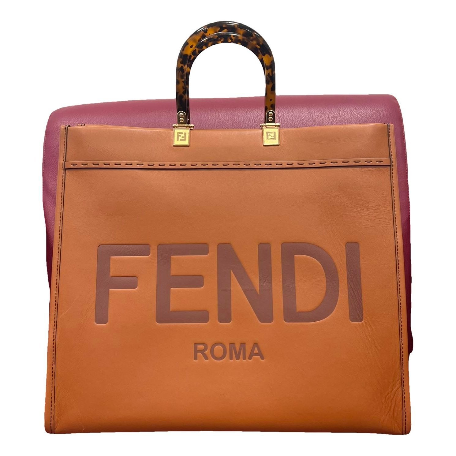 Sunshine leather tote