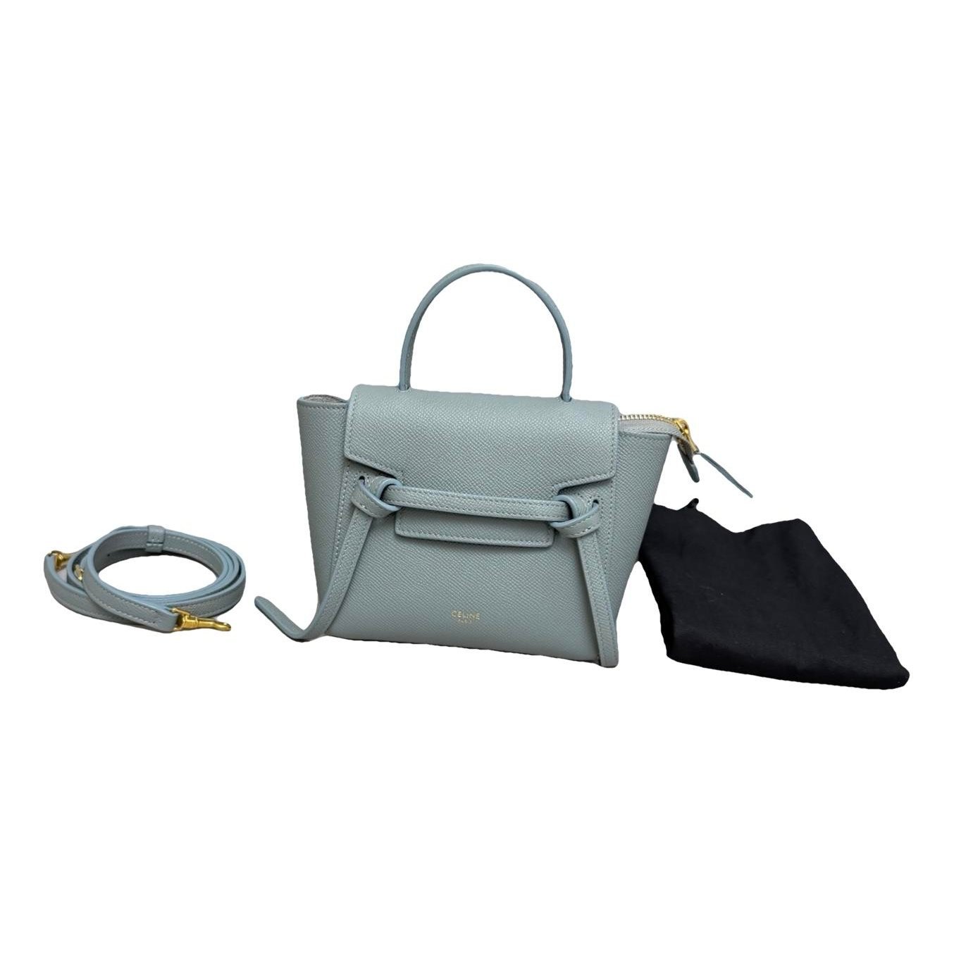 Belt leather handbag