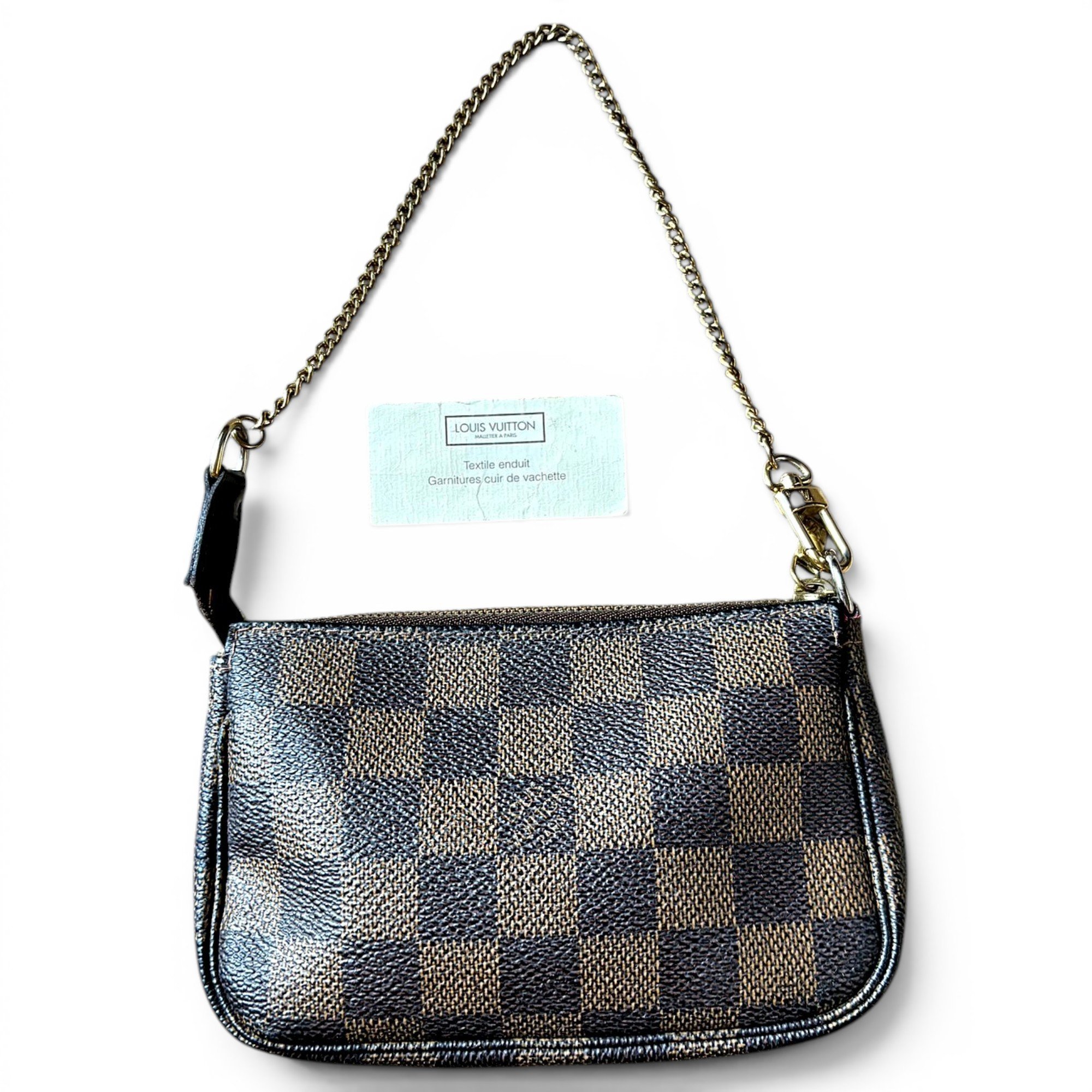 Pochette Accessoire leather handbag
