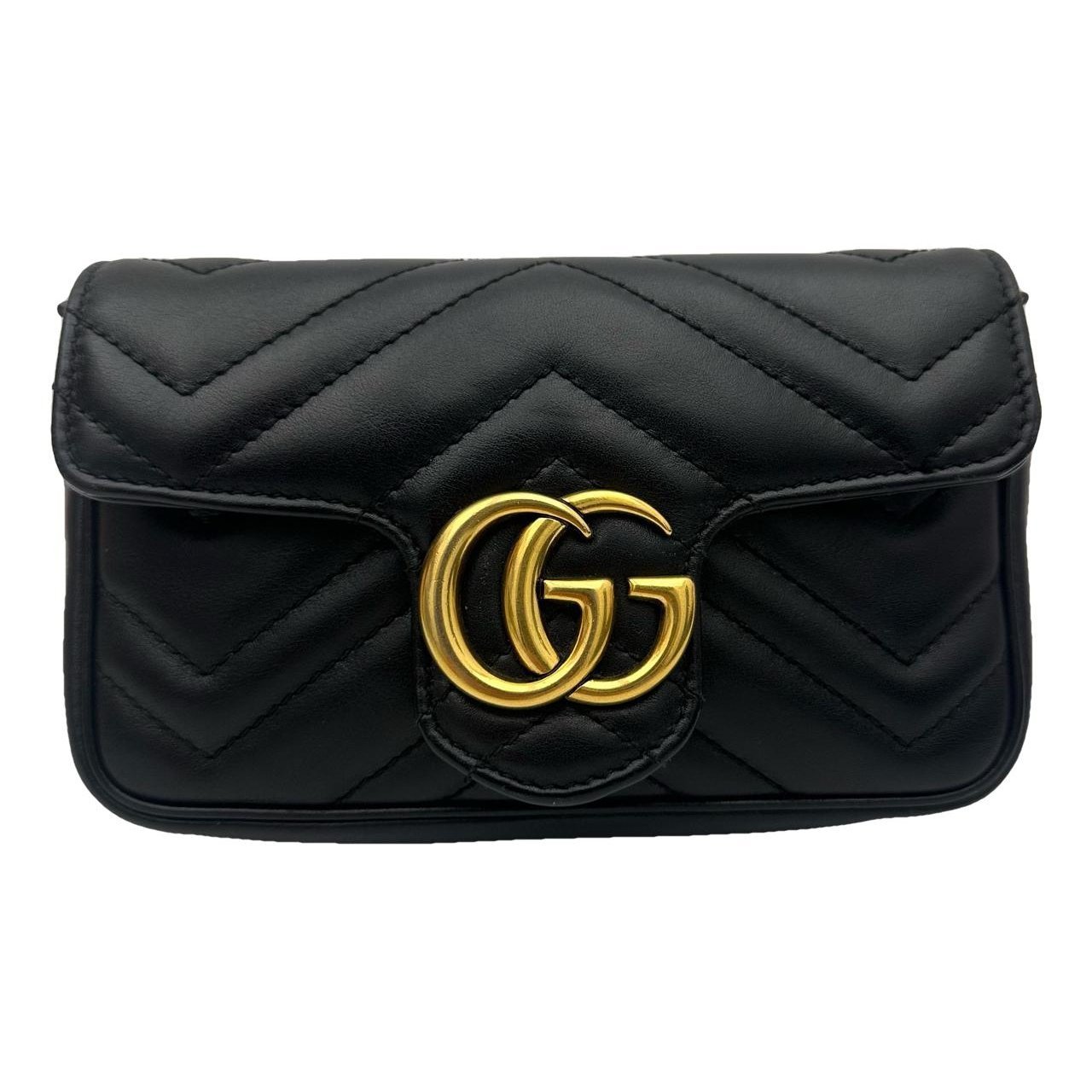 GG Marmont Flap leather crossbody bag