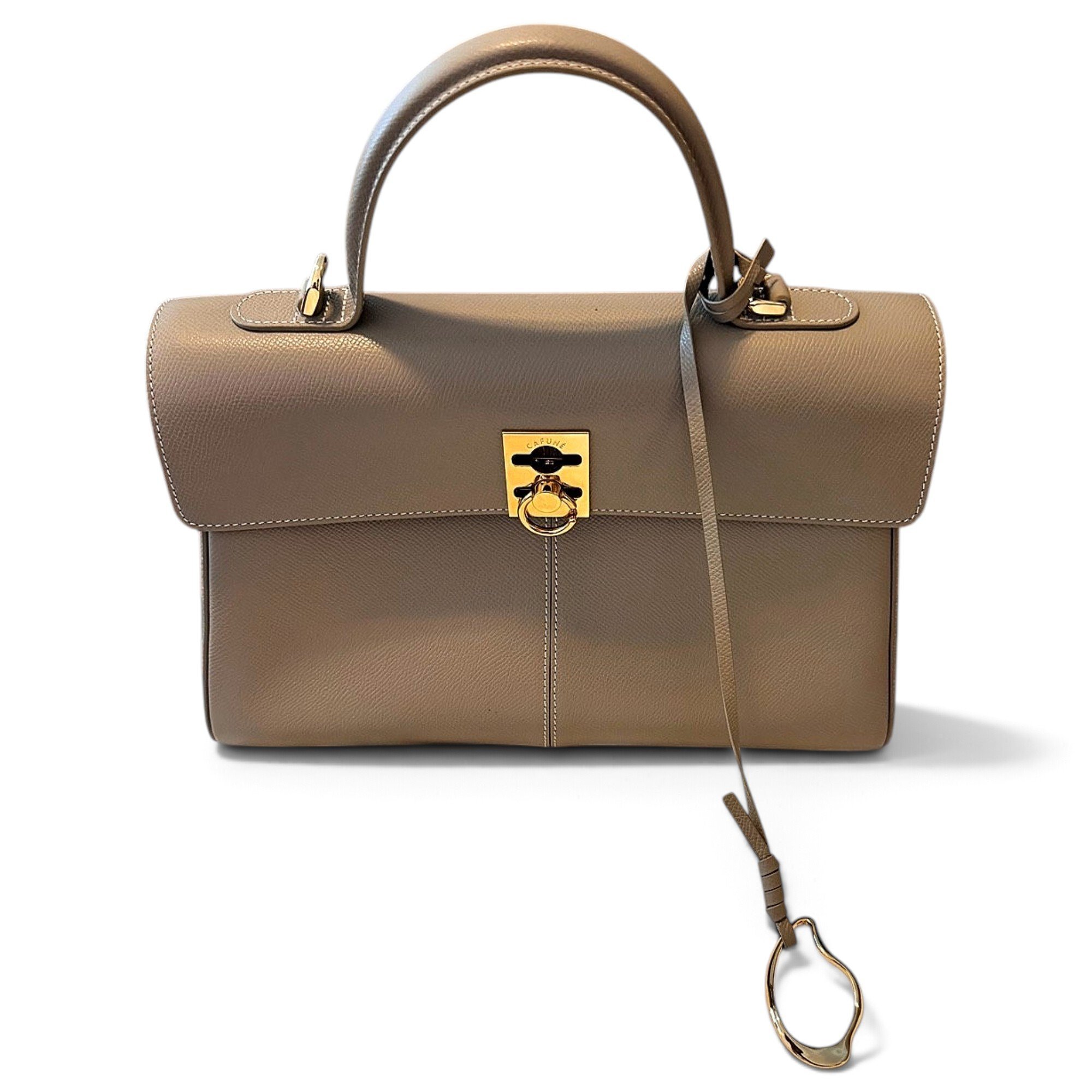 Leather handbag