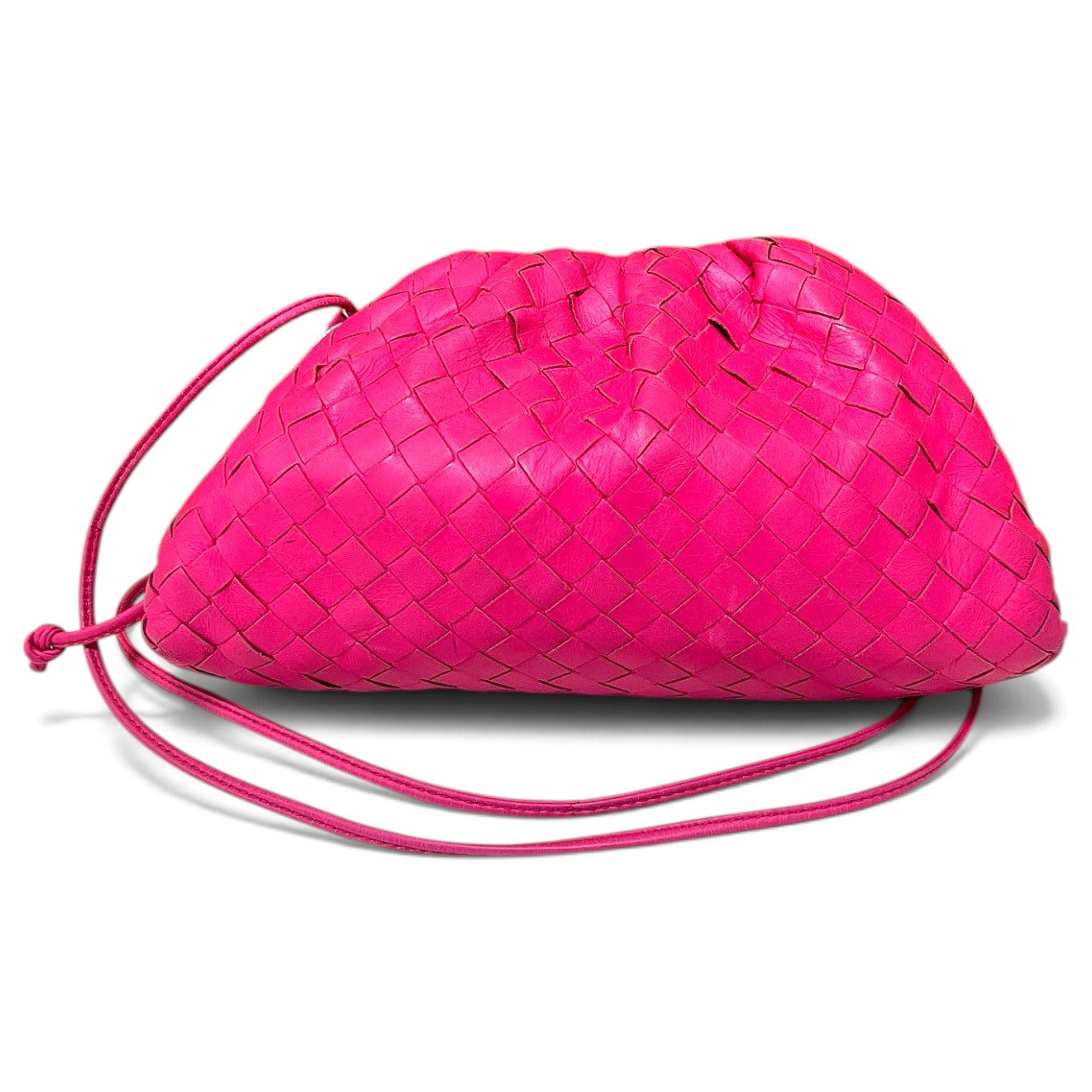 Pouch leather handbag