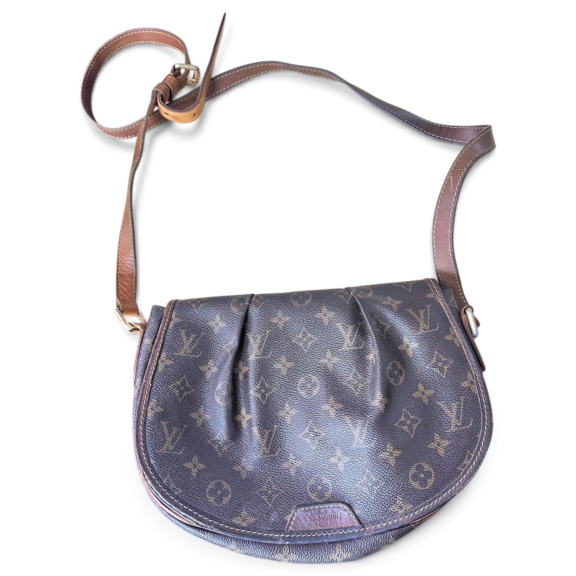 Menilmontant leather crossbody bag