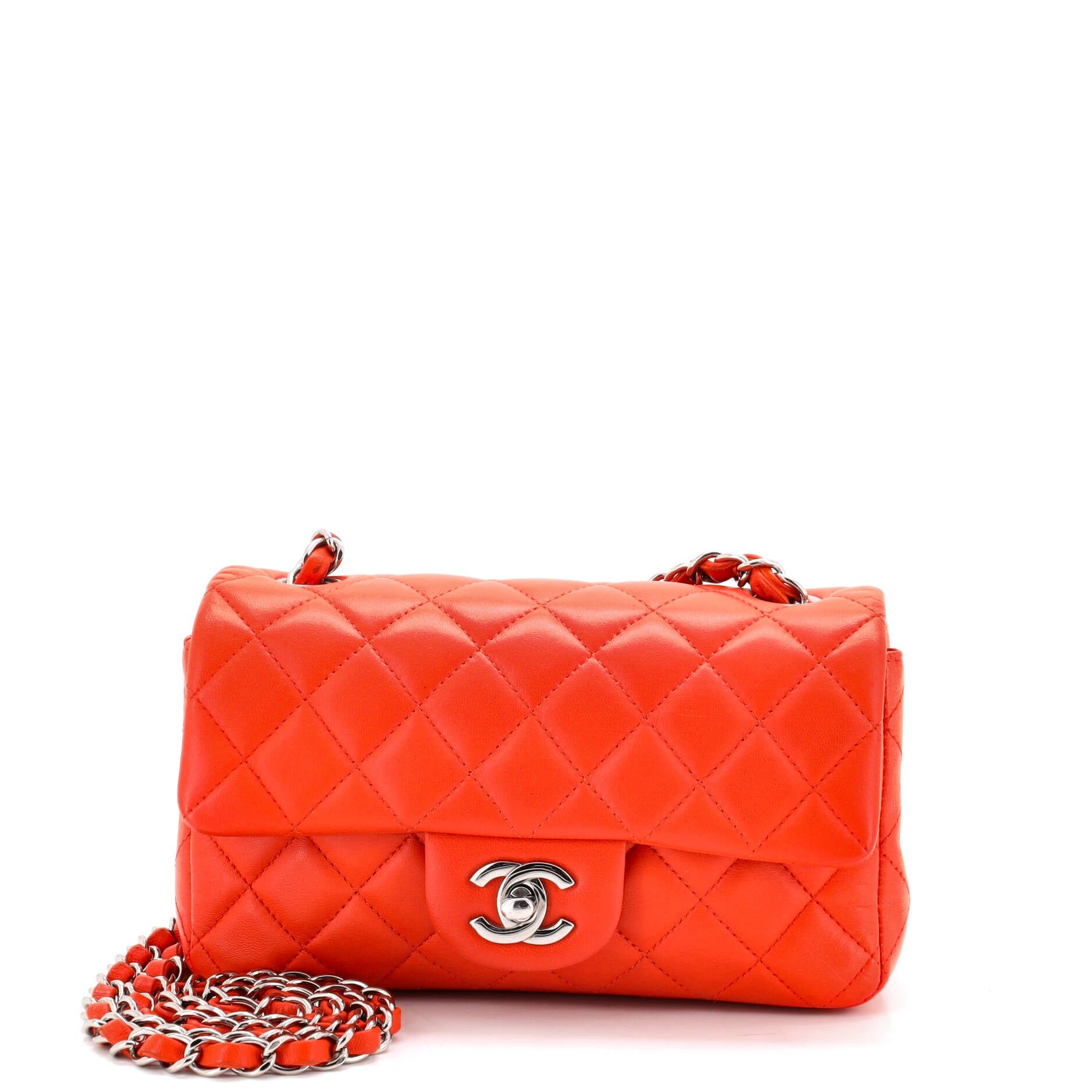 Classic Single Flap Bag Quilted Lambskin Mini