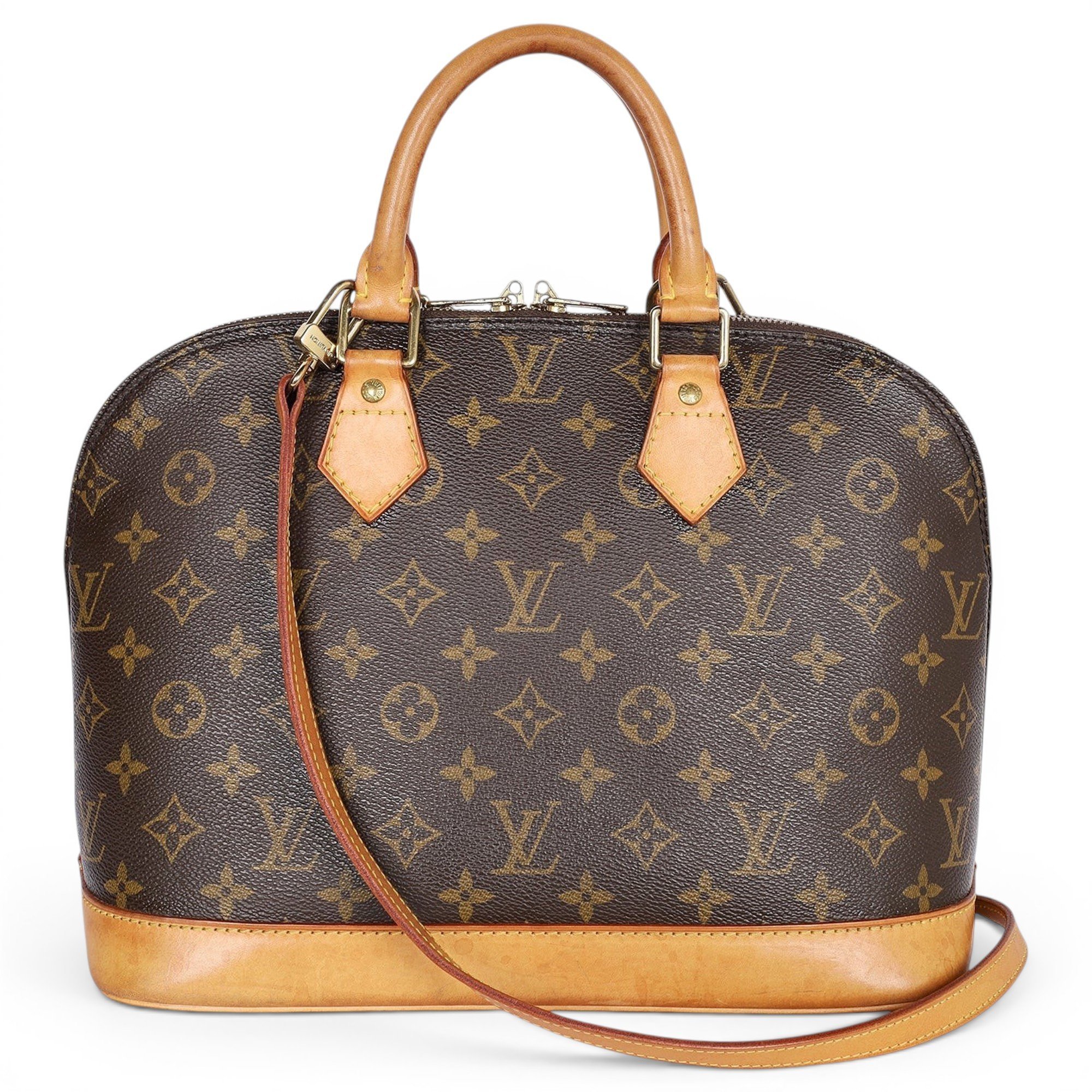 Alma leather satchel