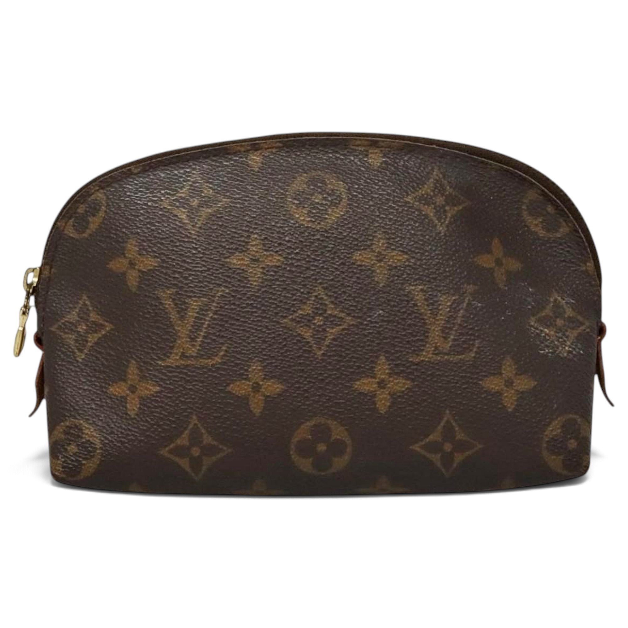 Leather vanity case