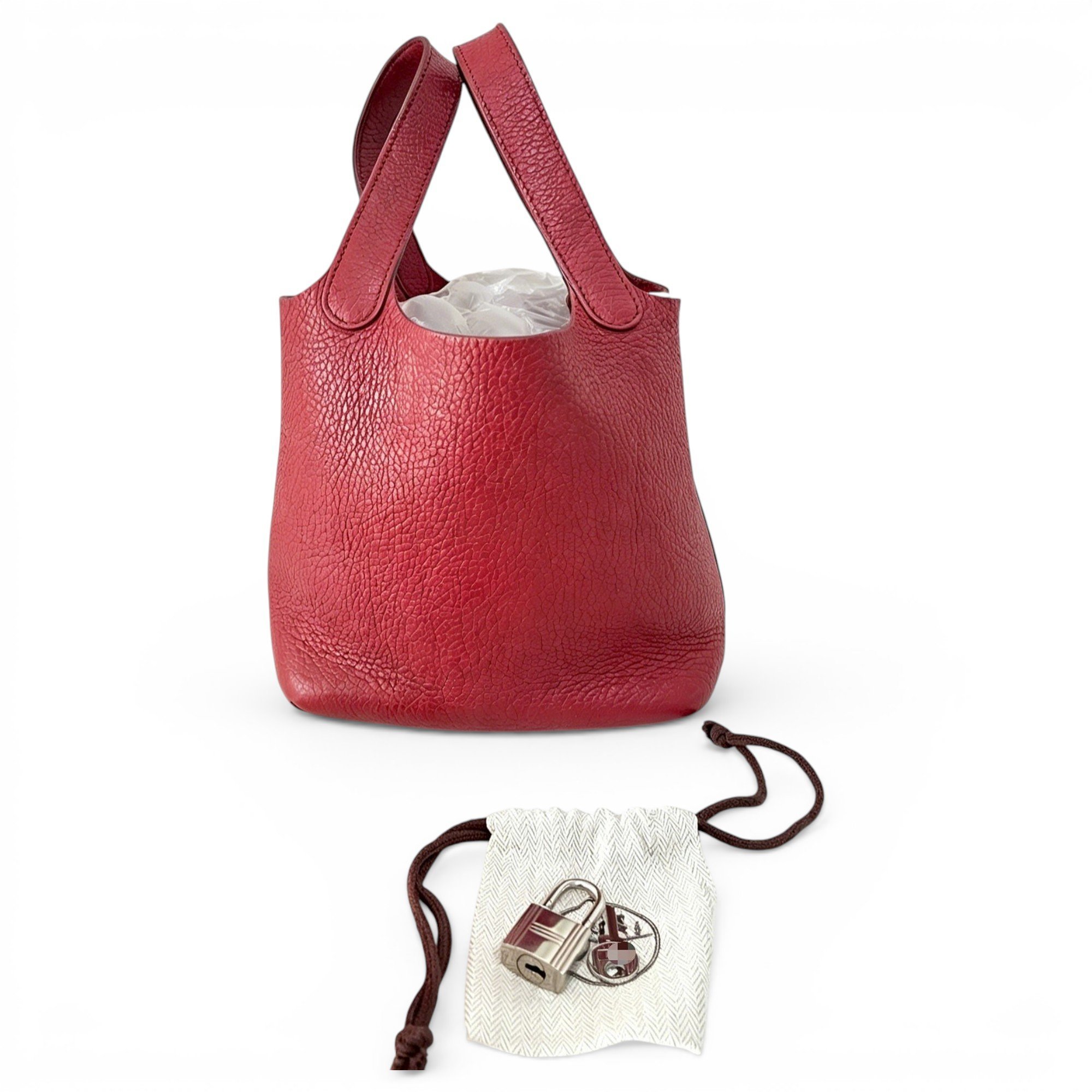 Picotin leather handbag
