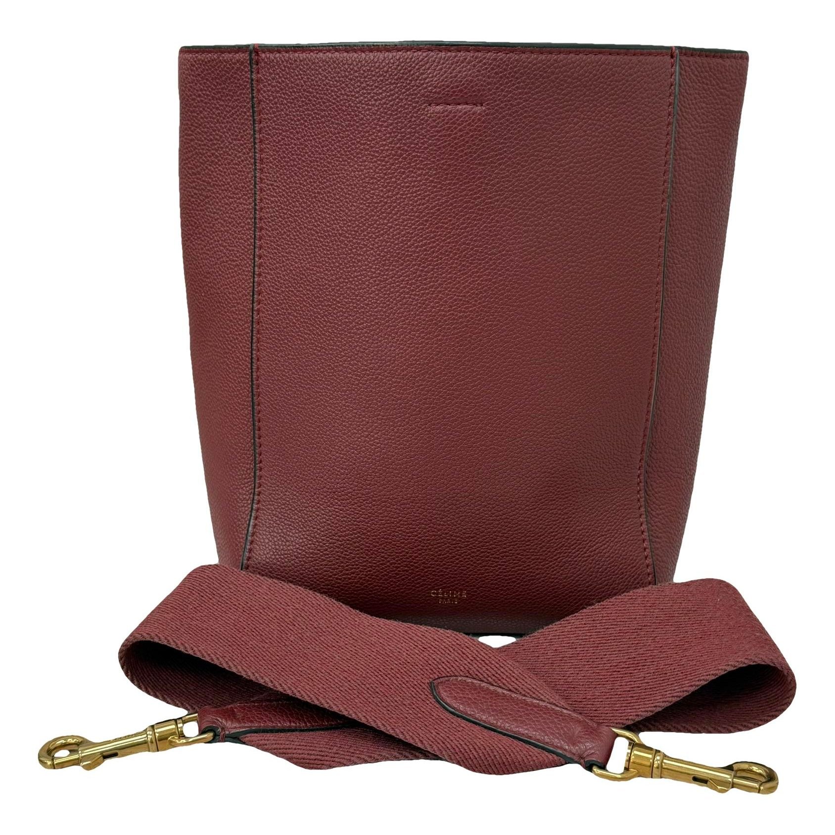 Seau Sangle leather handbag