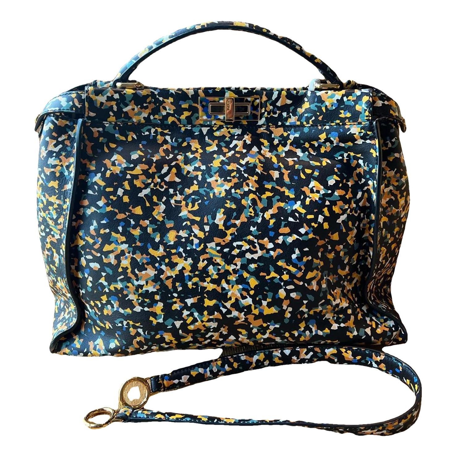 Peekaboo leather handbag