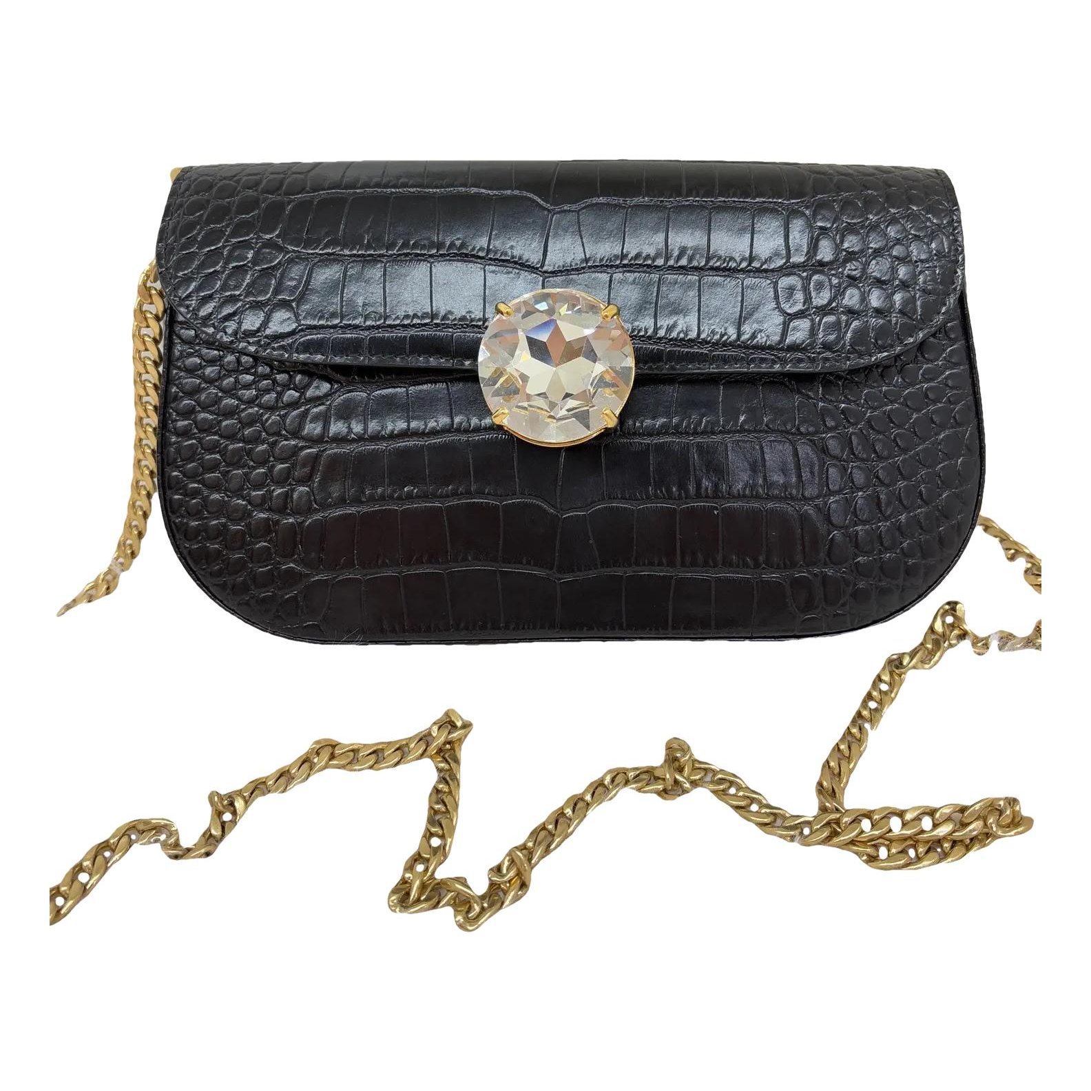 Leather crossbody bag
