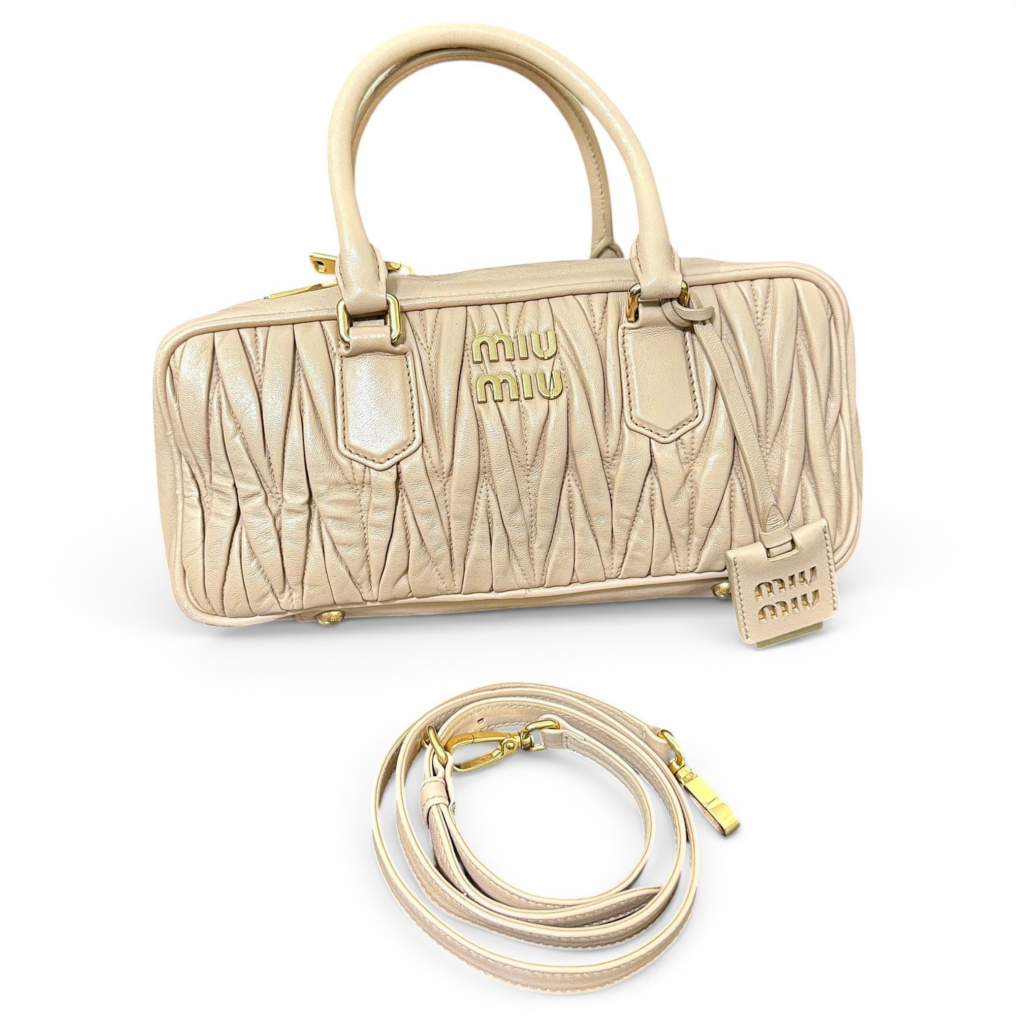 Arcadie leather handbag