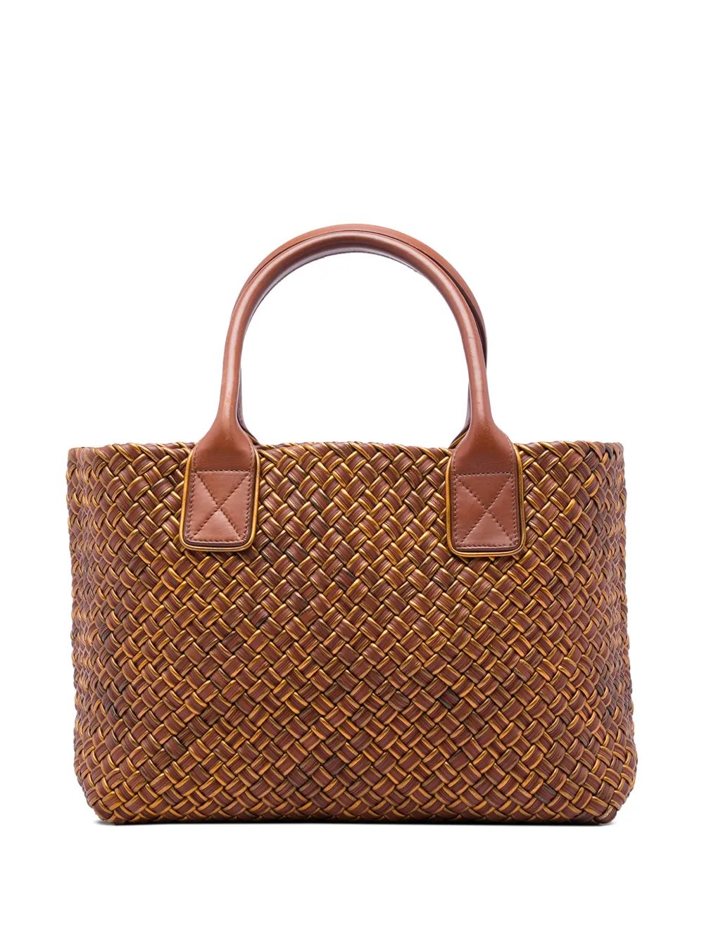 2007-2011 Limited Edition Metallic Lambskin Intreccio Cabat tote bag