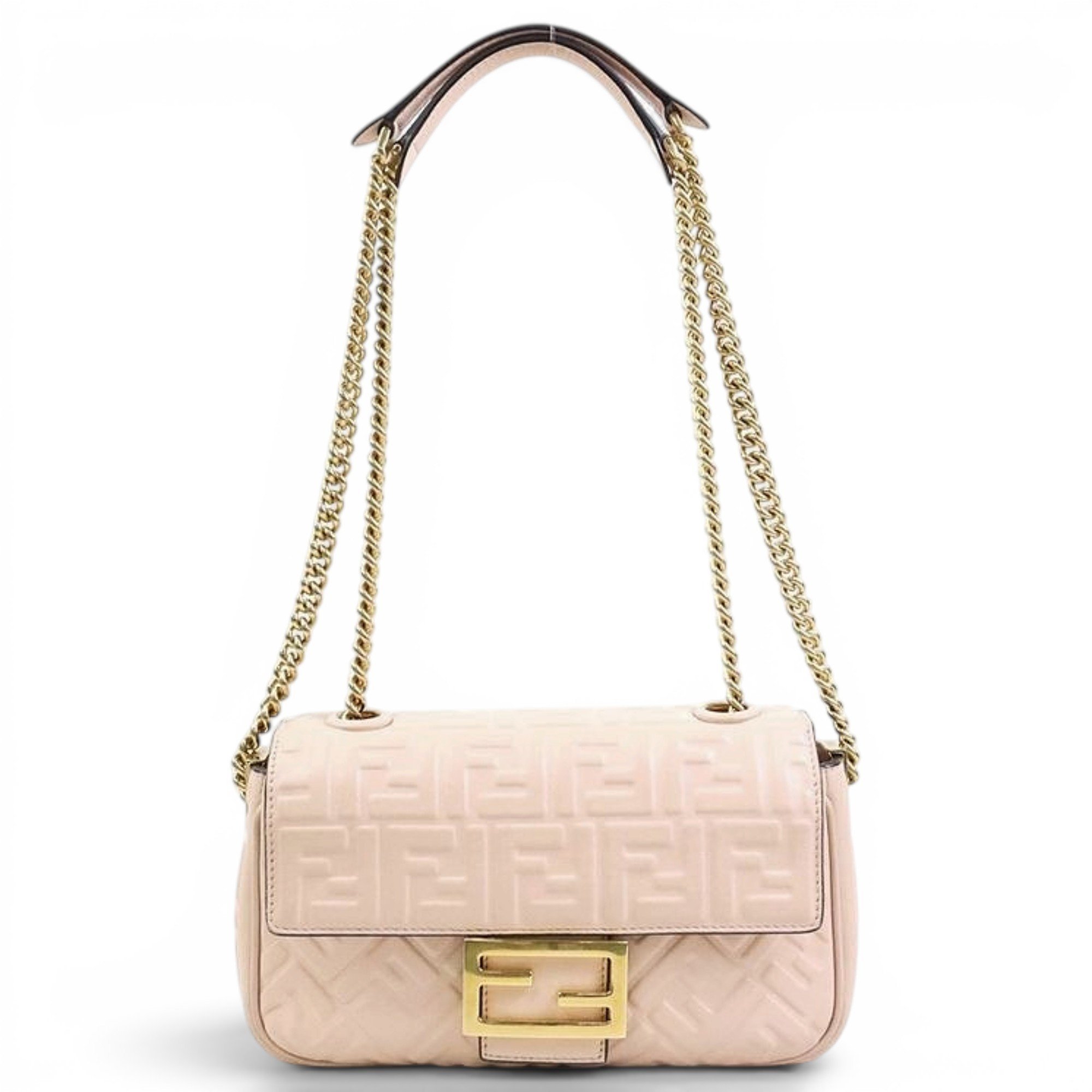 Baguette leather handbag