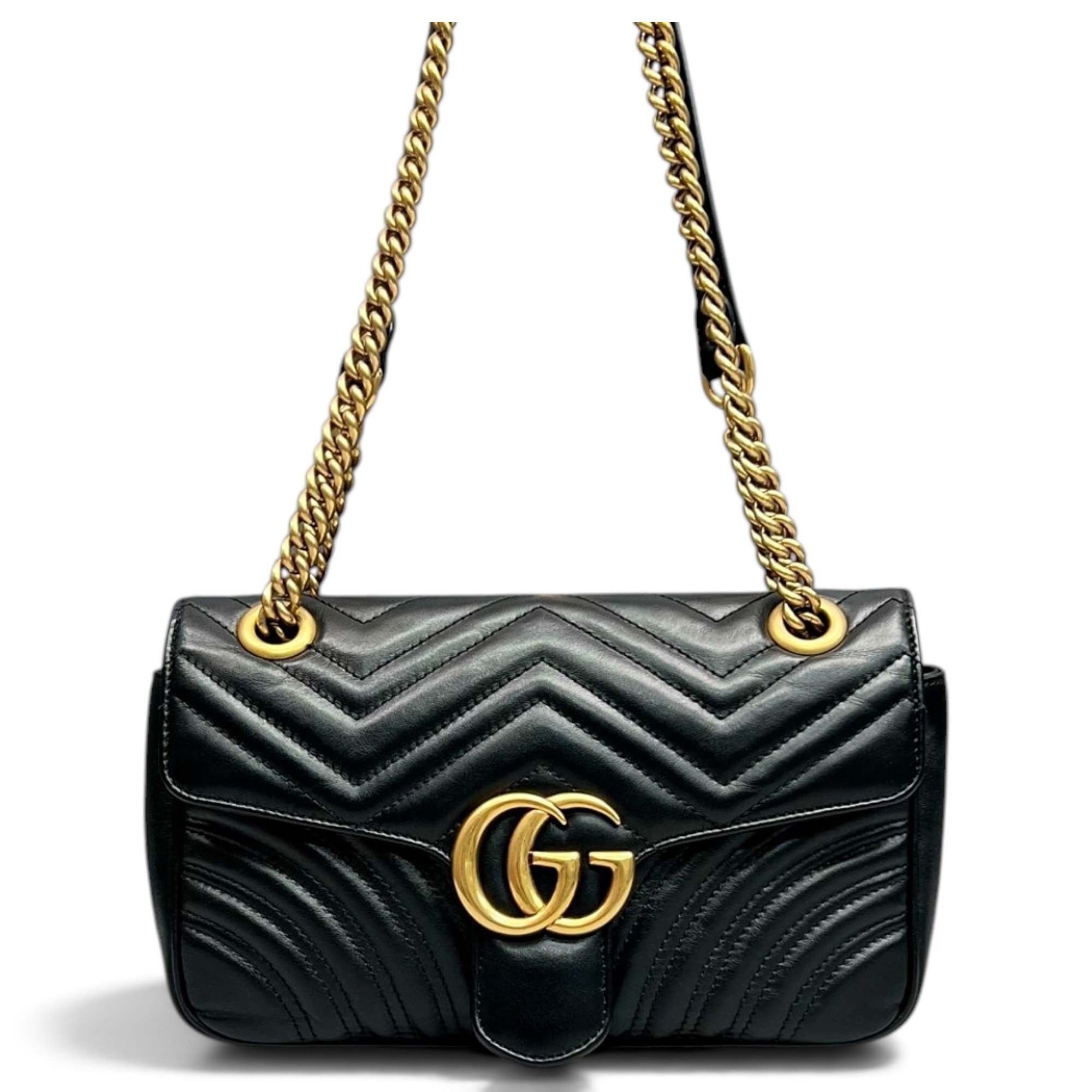 GG Marmont Chain Flap leather handbag