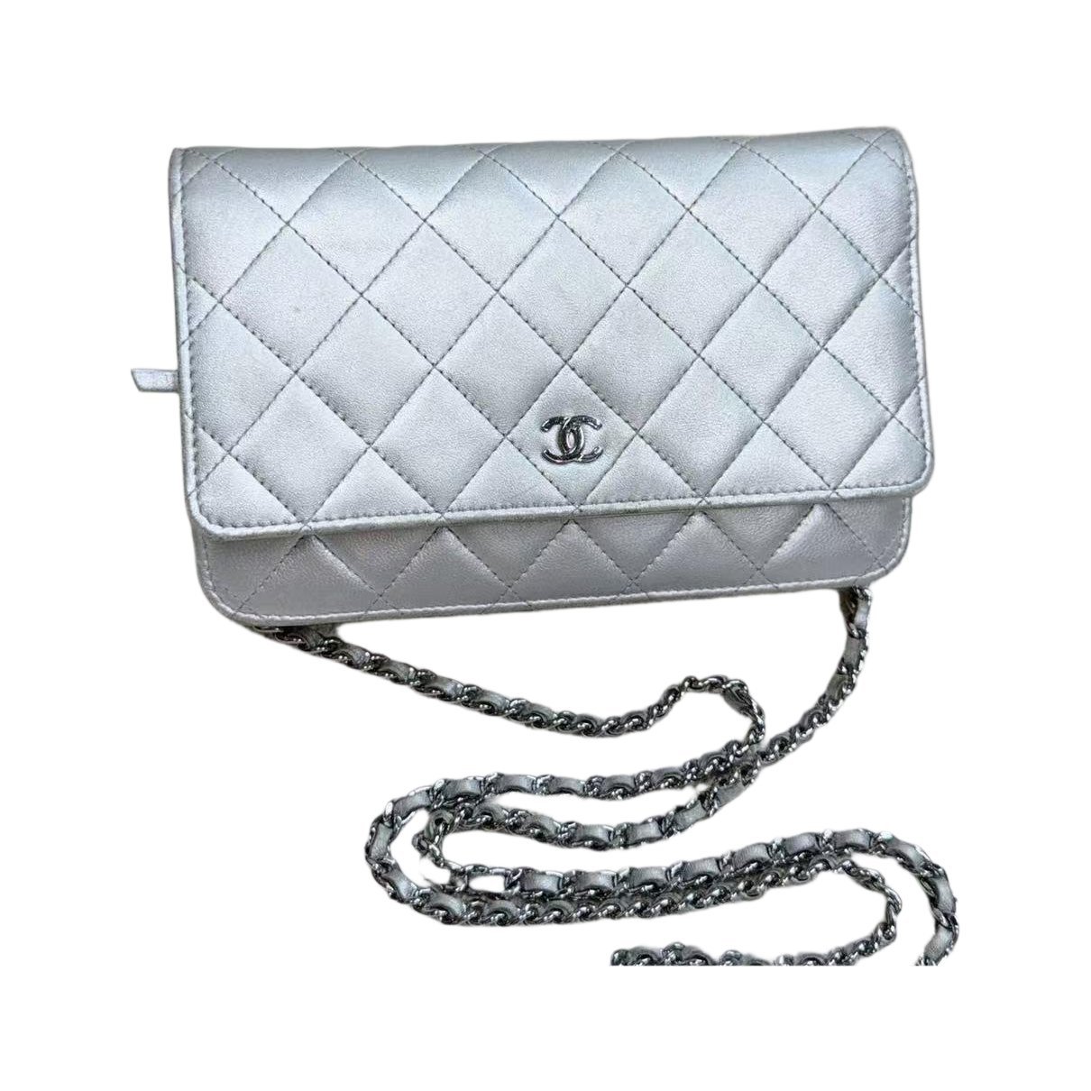 Wallet On Chain Timeless/Classique leather handbag