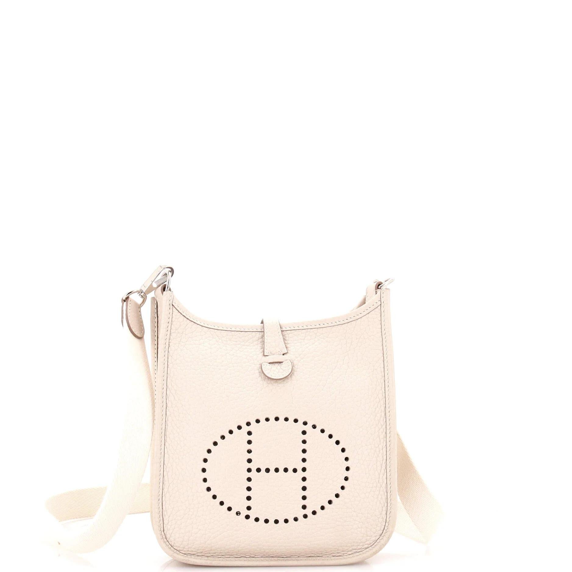 Hermes Evelyne Handbag Clemence Leather 2020