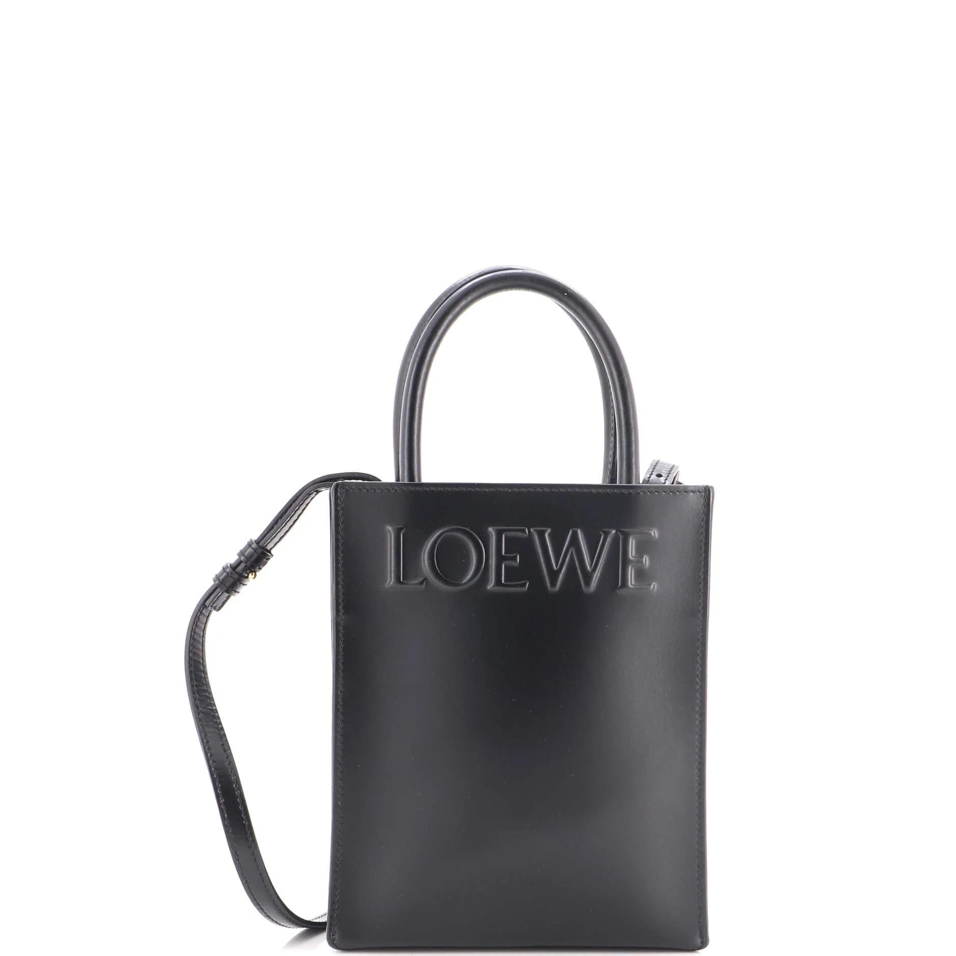 A5 leather tote