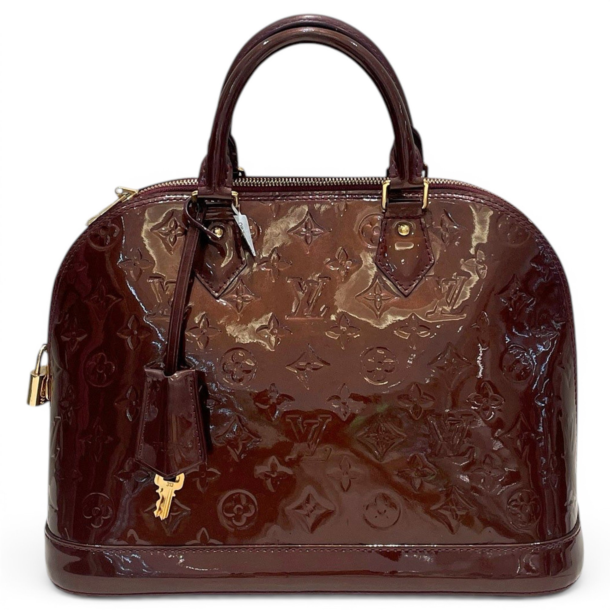 Alma patent leather handbag