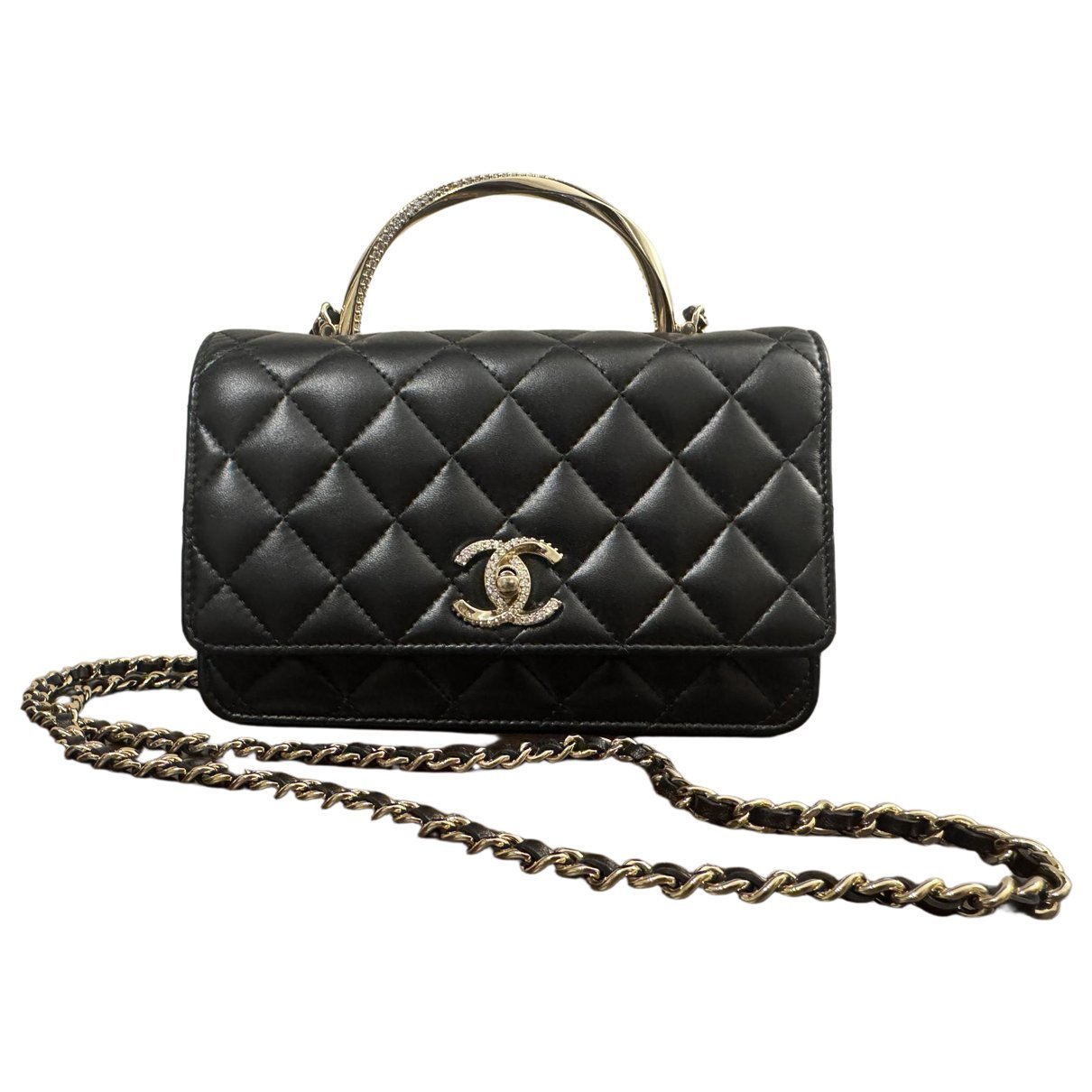 Wallet On Chain Timeless/Classique leather crossbody bag