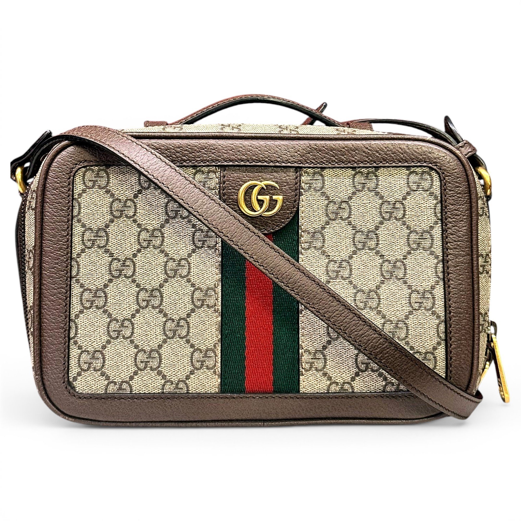 Ophidia Zip Around Camera cloth crossbody bag