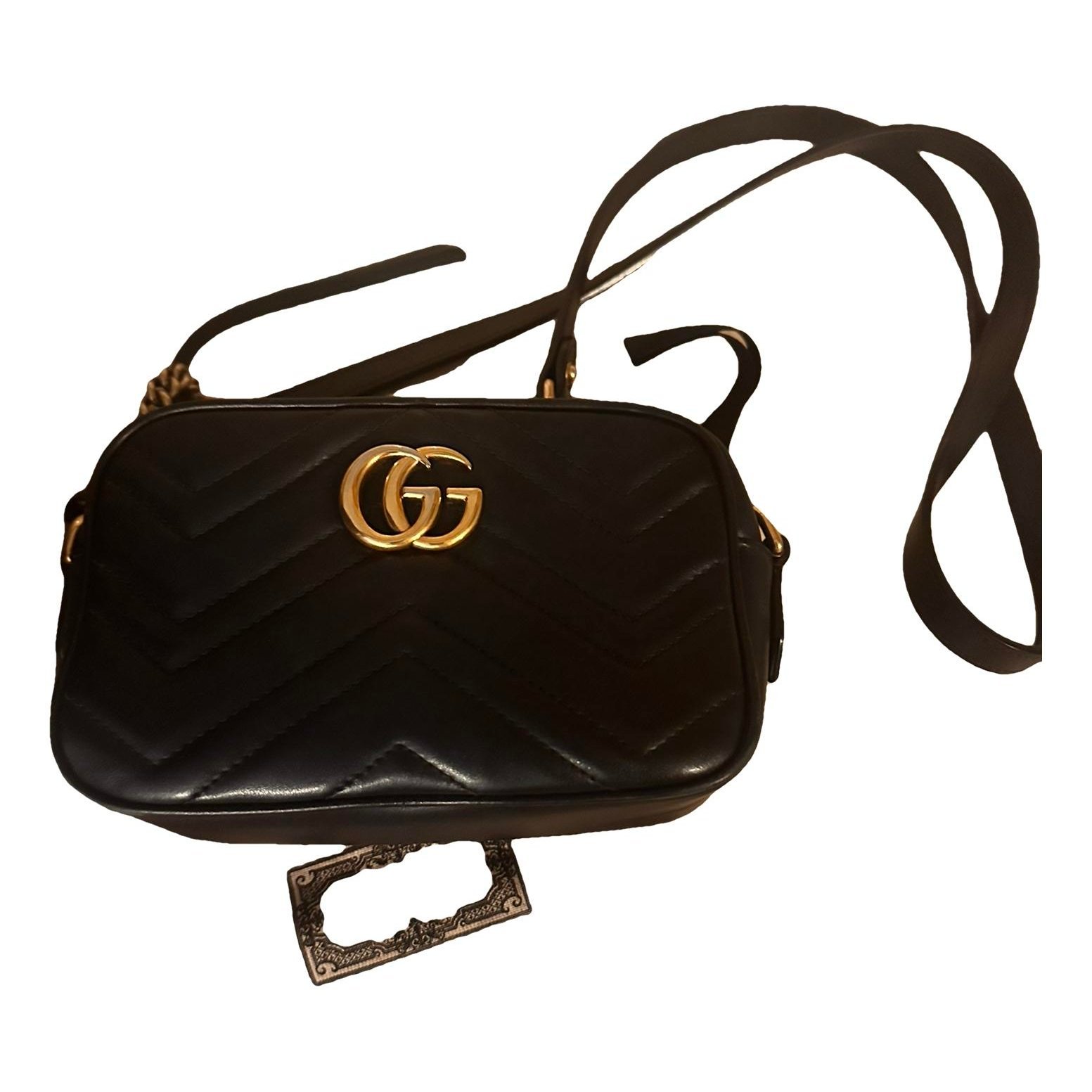 GG Marmont Triple zip leather crossbody bag
