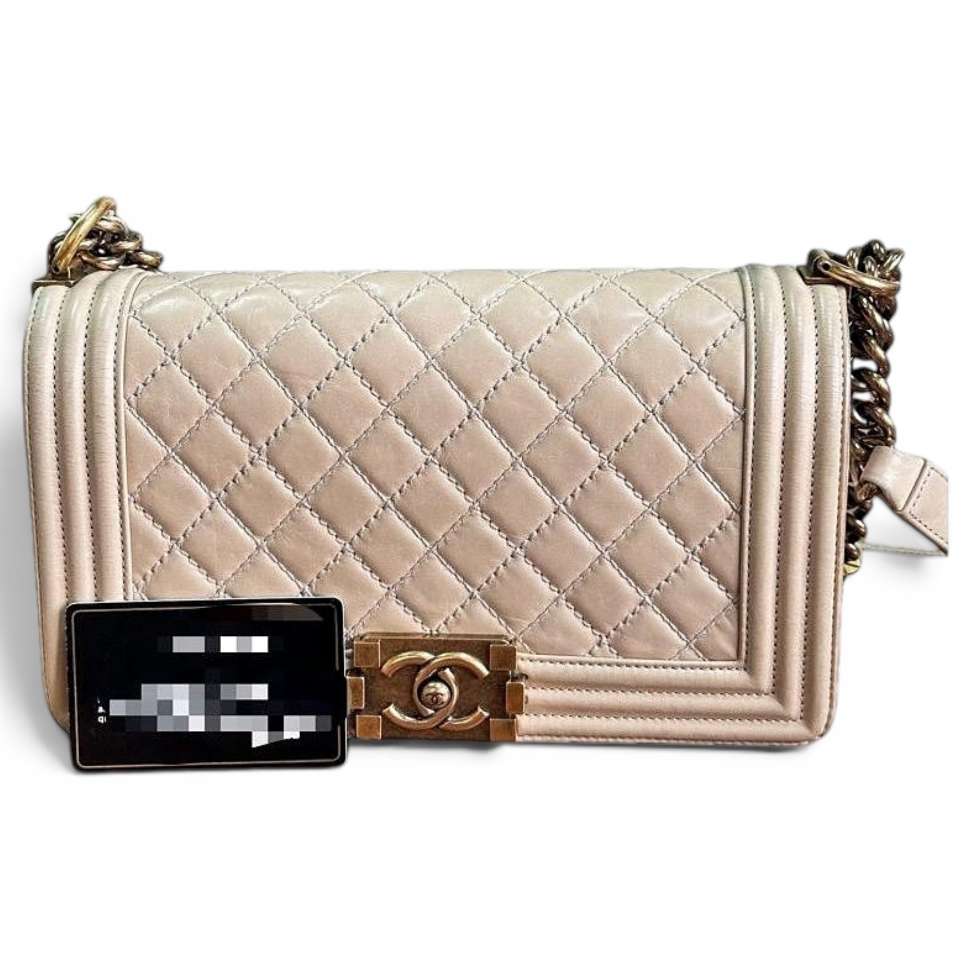 Boy leather crossbody bag