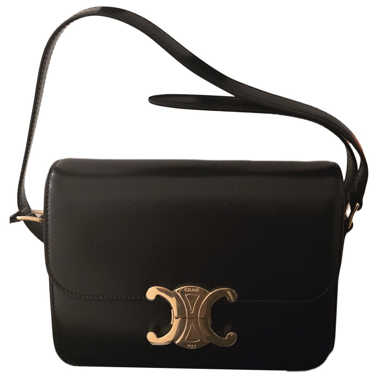 Triomphe leather crossbody bag