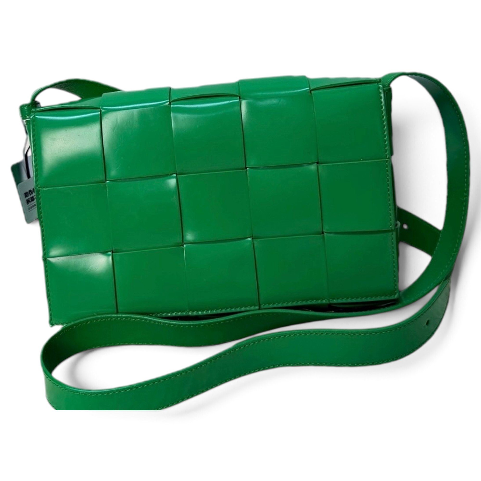 Cassette leather handbag