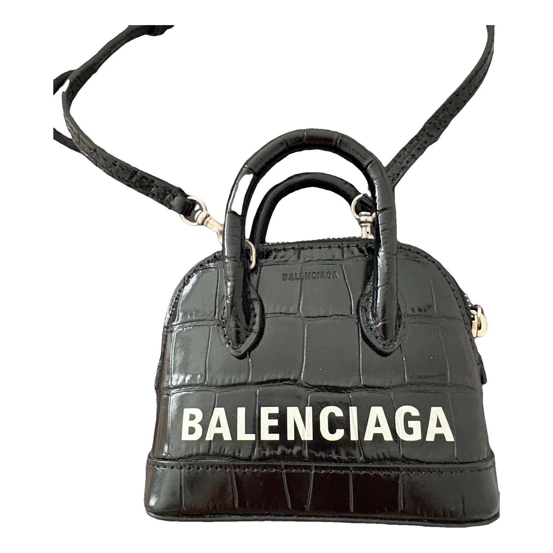 B leather handbag