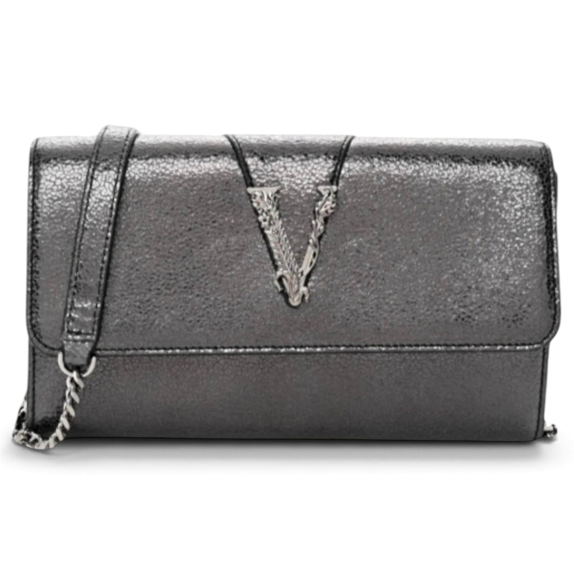 Versace Virtus leather handbag