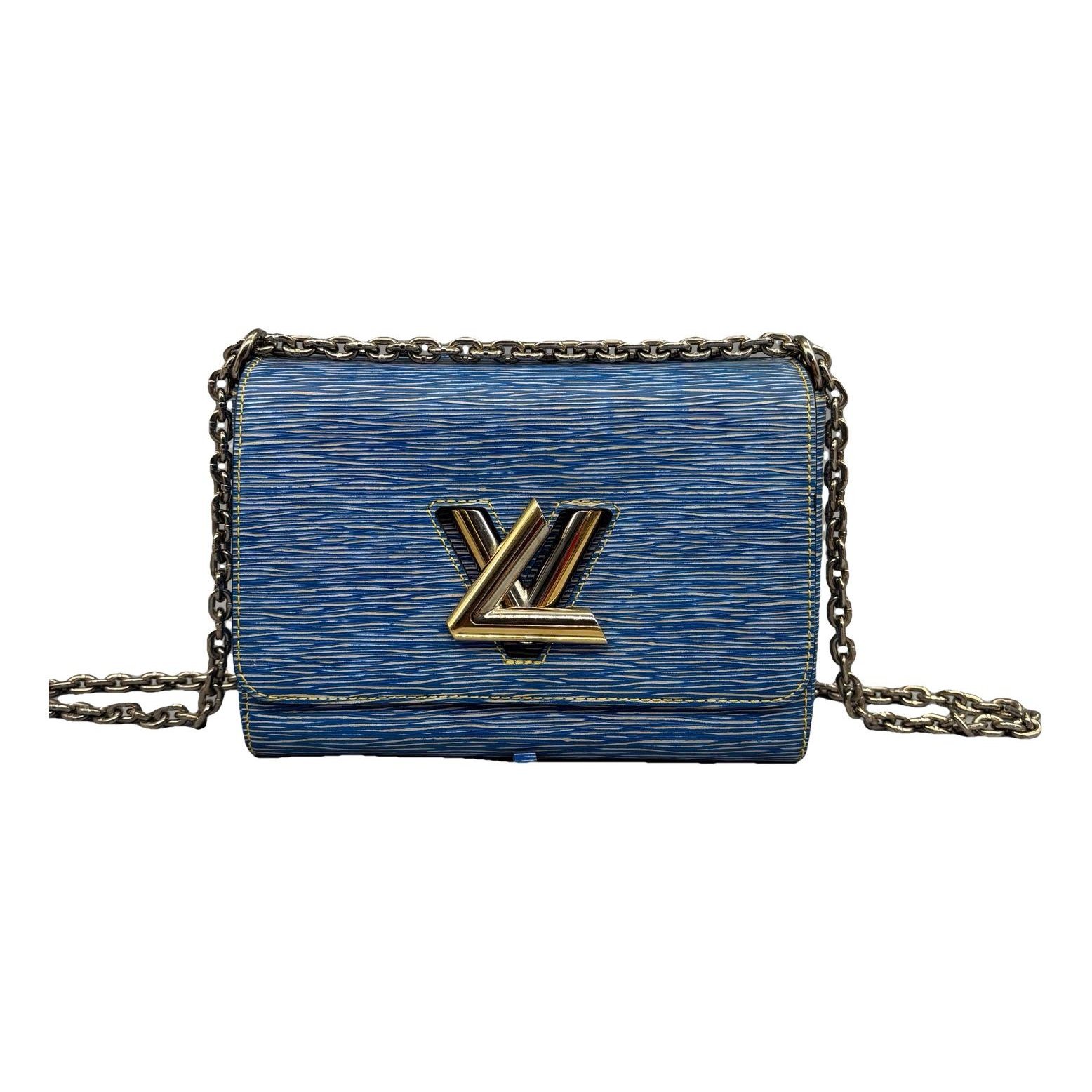 Twist leather handbag