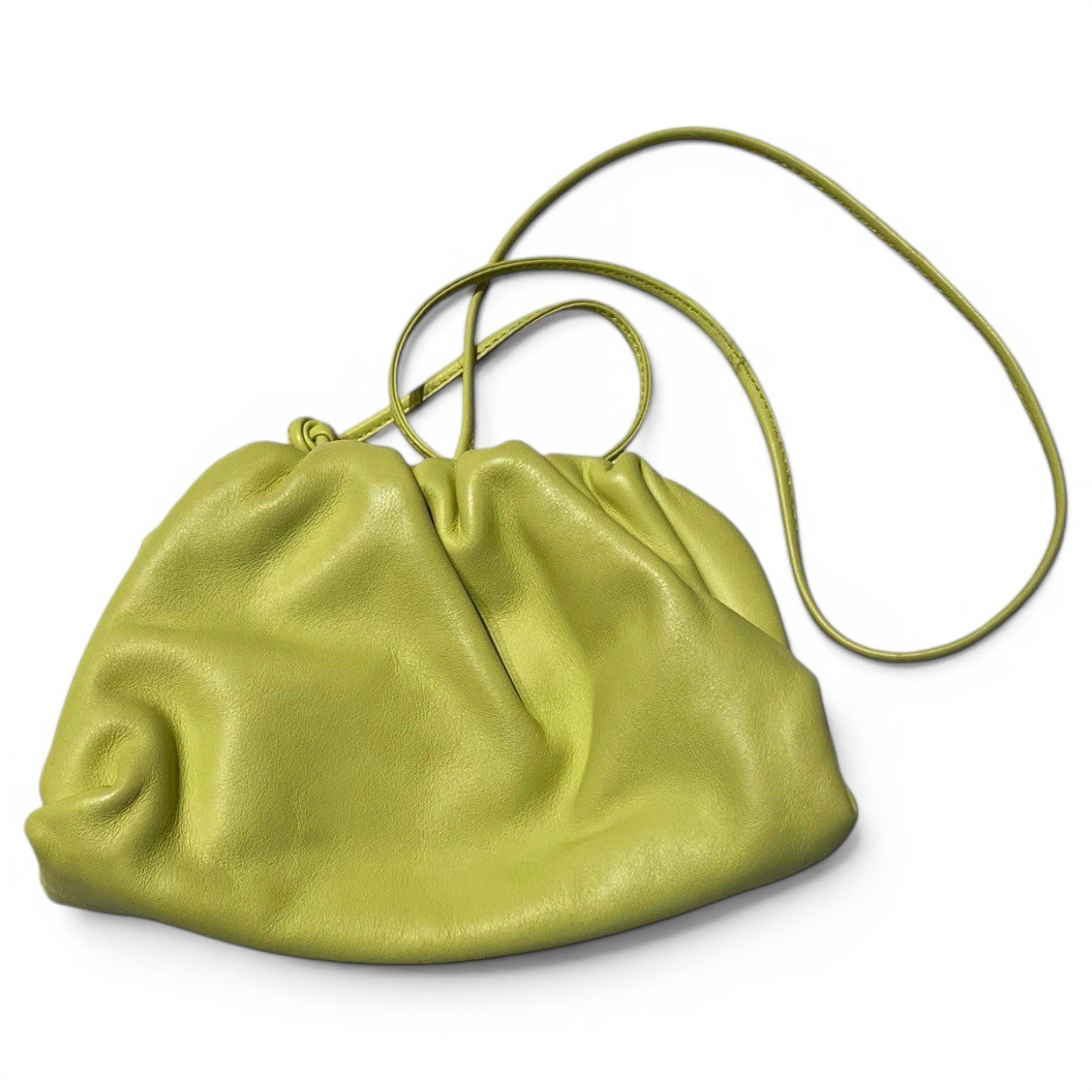 Pouch leather handbag