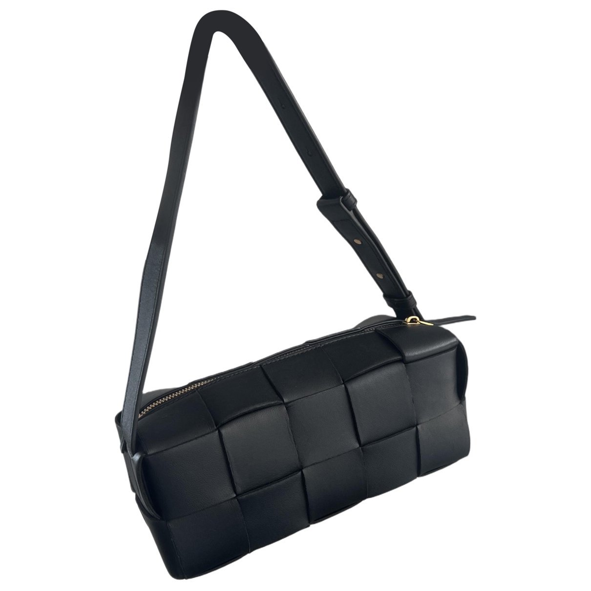 Cassette leather handbag