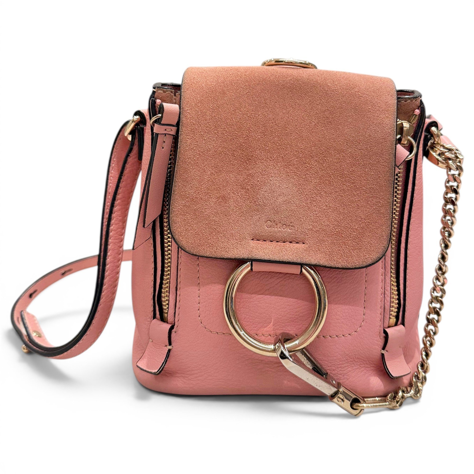 Faye leather handbag
