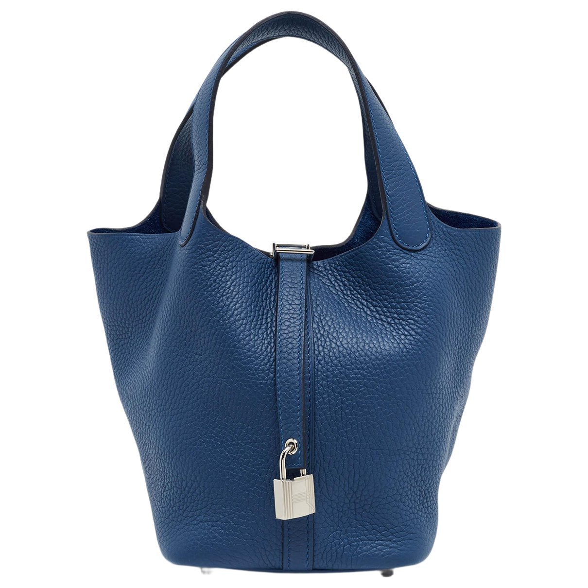 Picotin leather tote