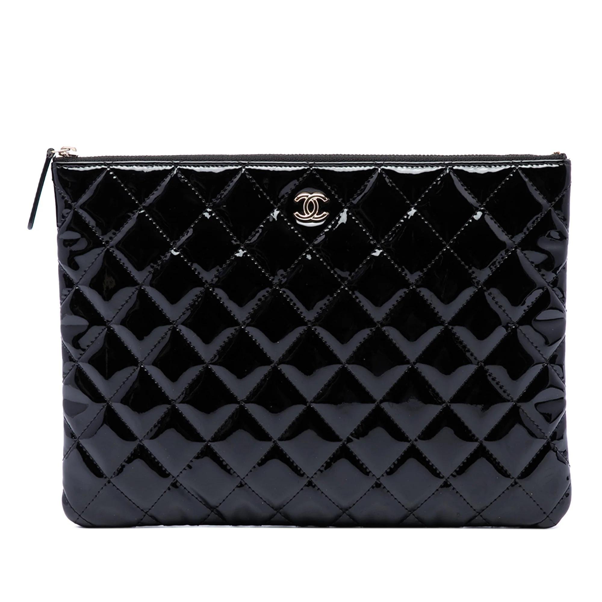 Patent leather handbag
