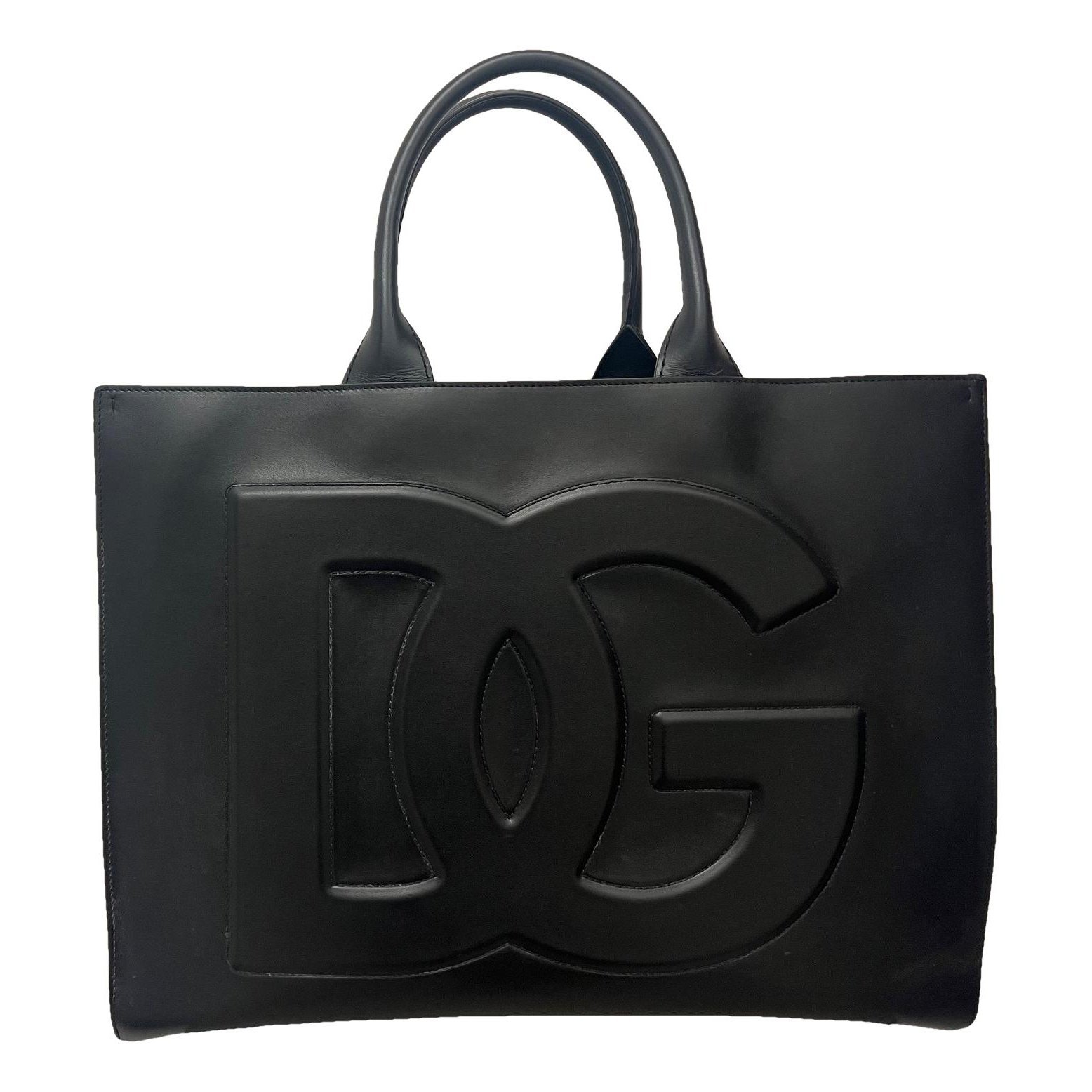 Leather tote