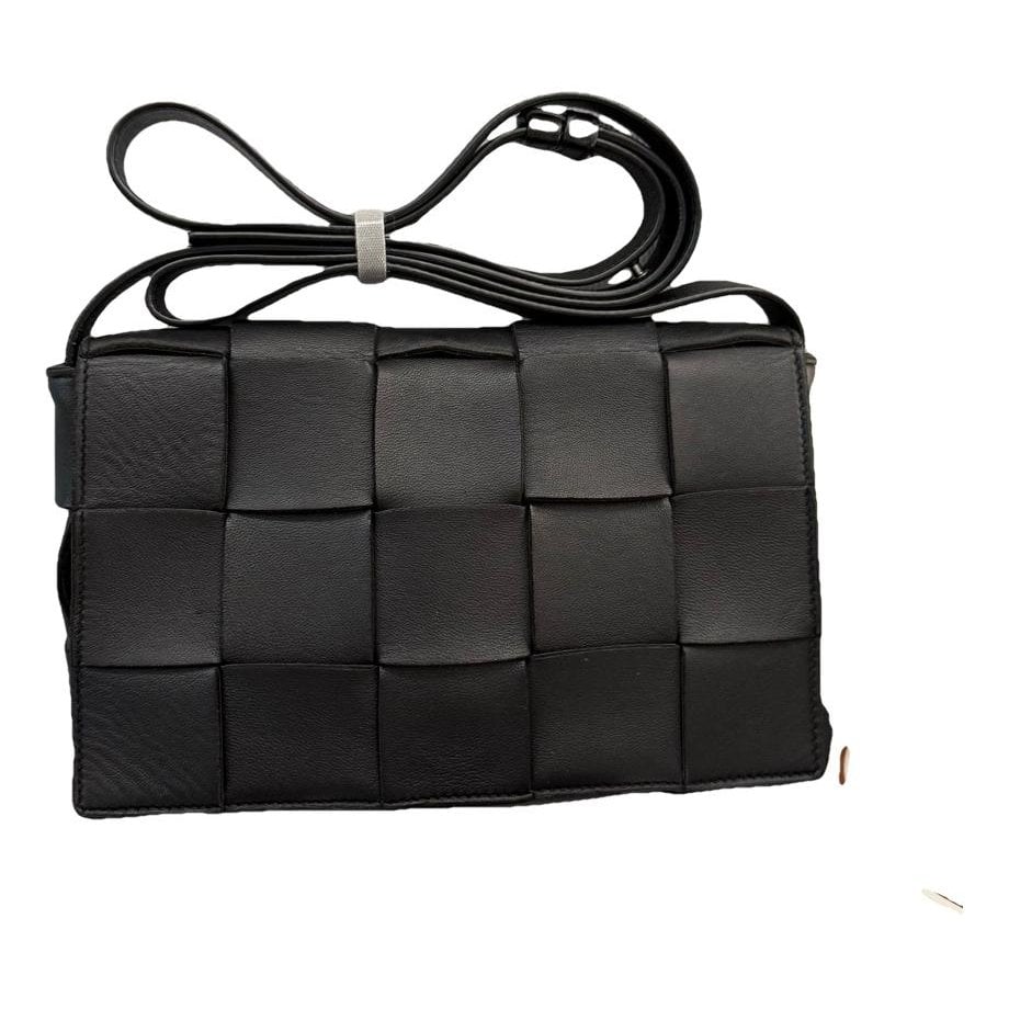 Cassette leather handbag