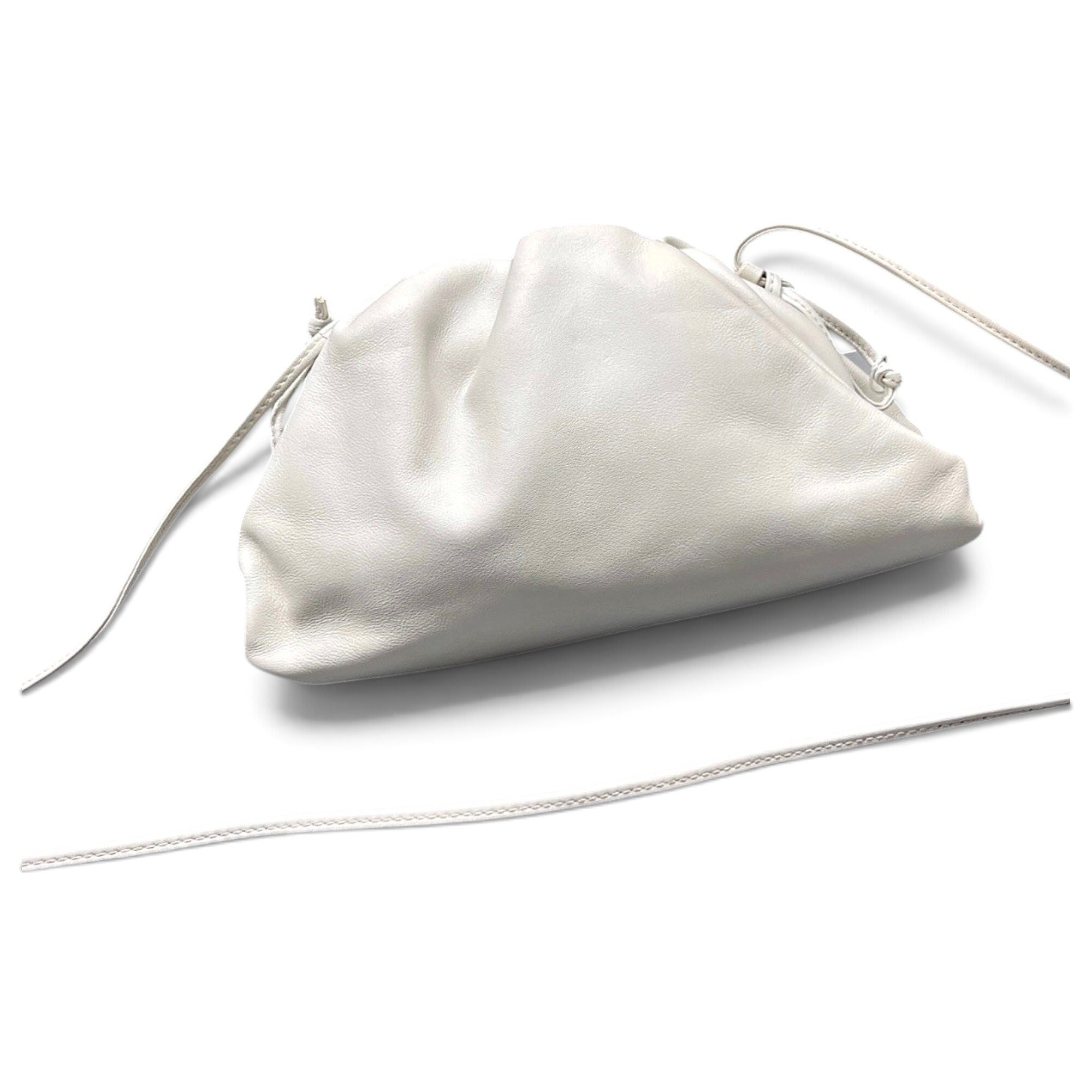 Pouch leather handbag