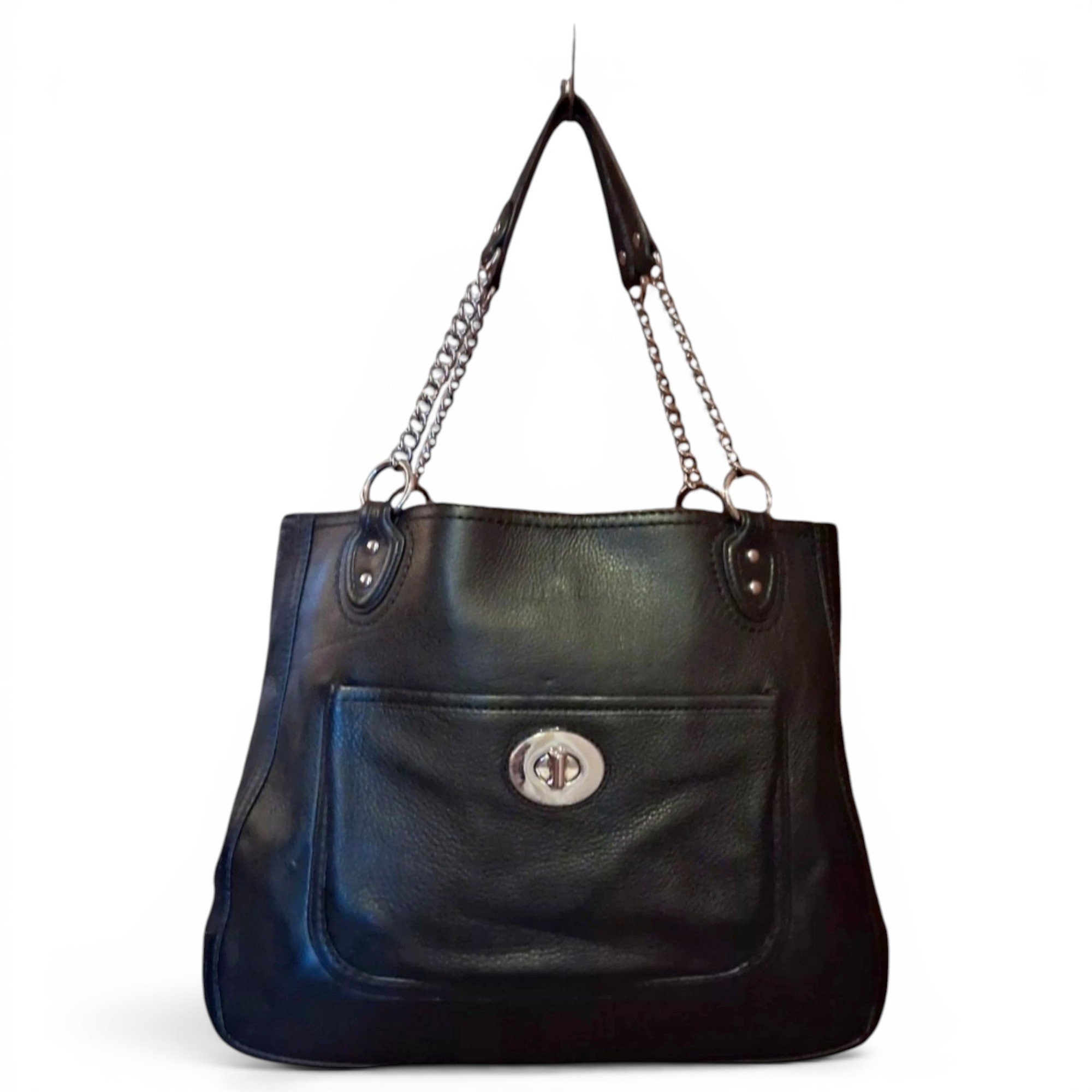 Leather tote