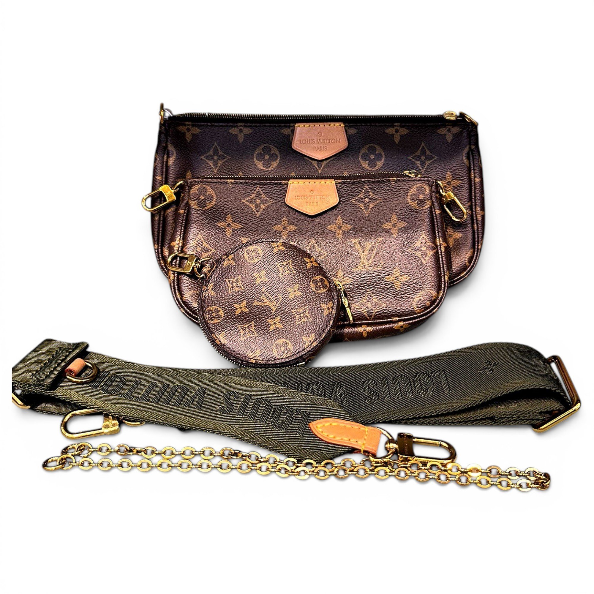 Multi Pochette Accessoires leather handbag
