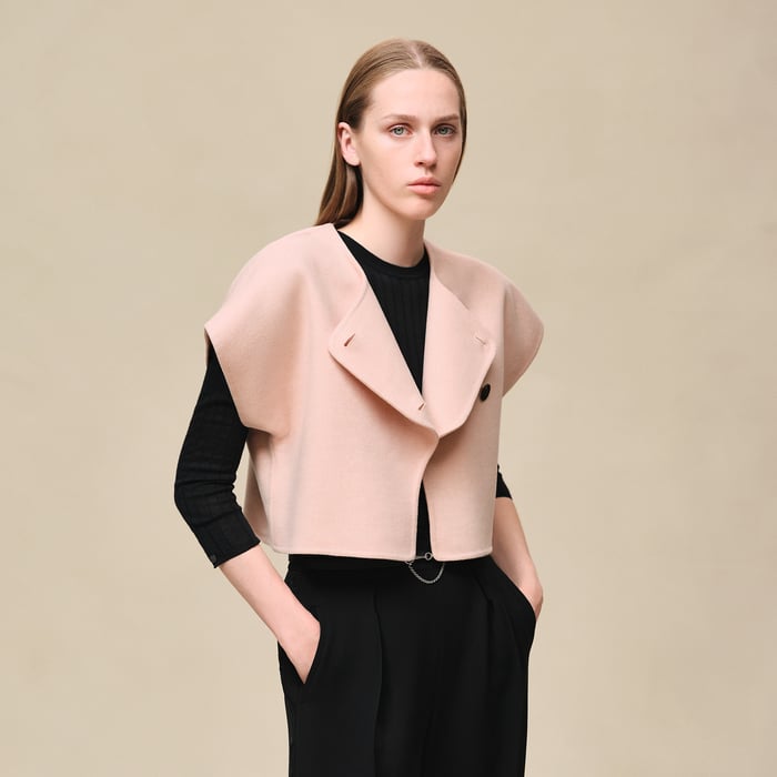 Rose Palomino Short-sleeve Bolero Jacket