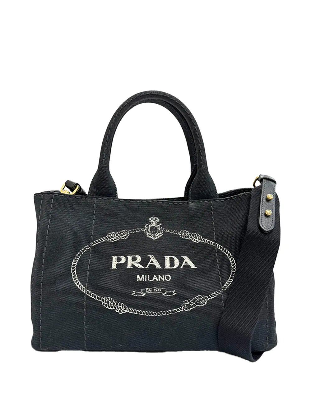 2013-2026 Small Canvas Canapa Logo Tote satchel