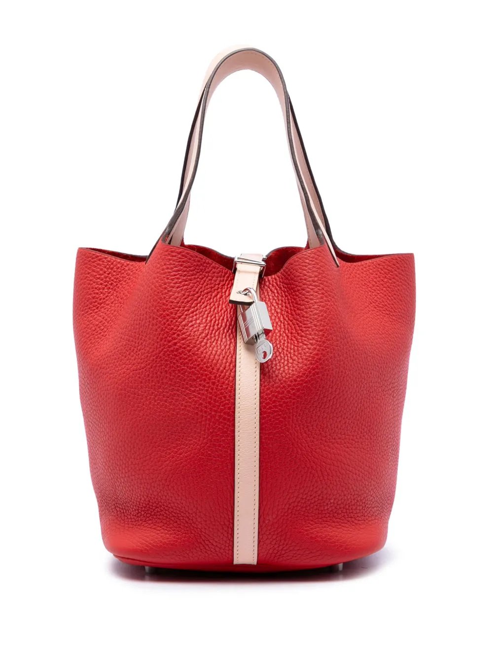 Hermes 2016 Bicolor Clemence and Swift Picotin Lock 22 handbag