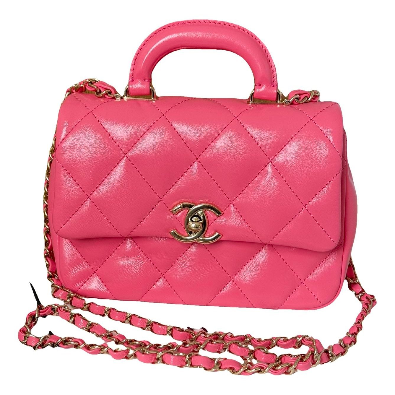 Coco Handle leather handbag