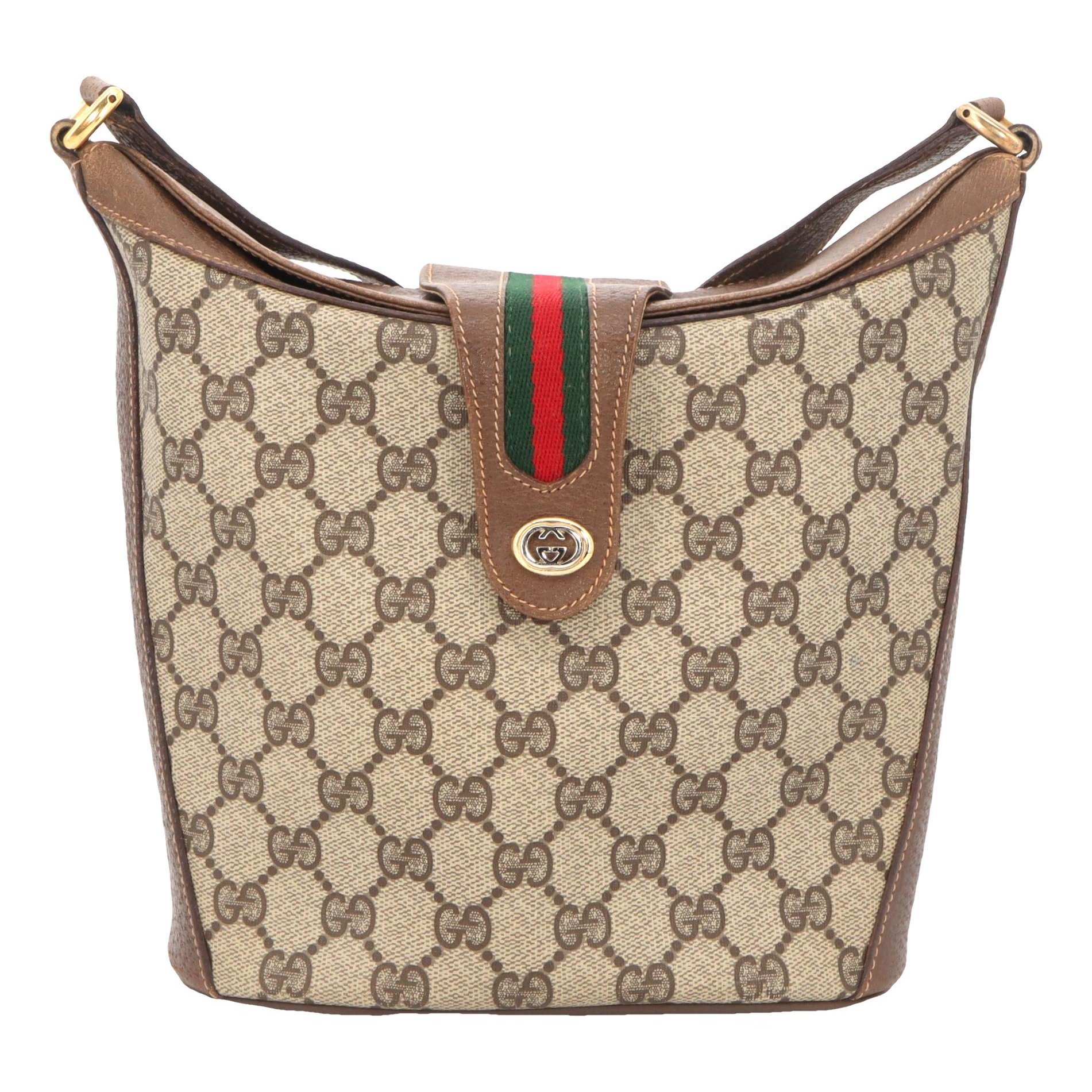 Ophidia GG Supreme leather handbag