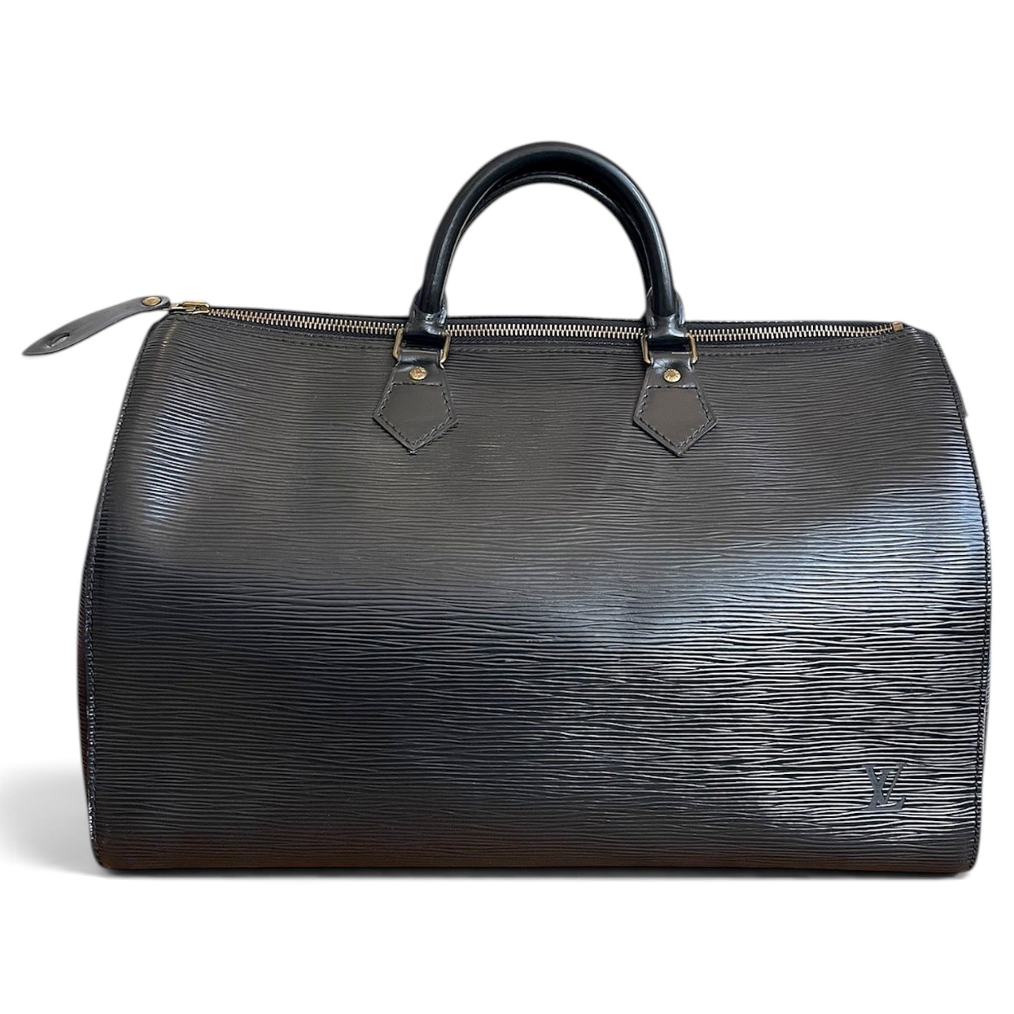 Speedy leather handbag