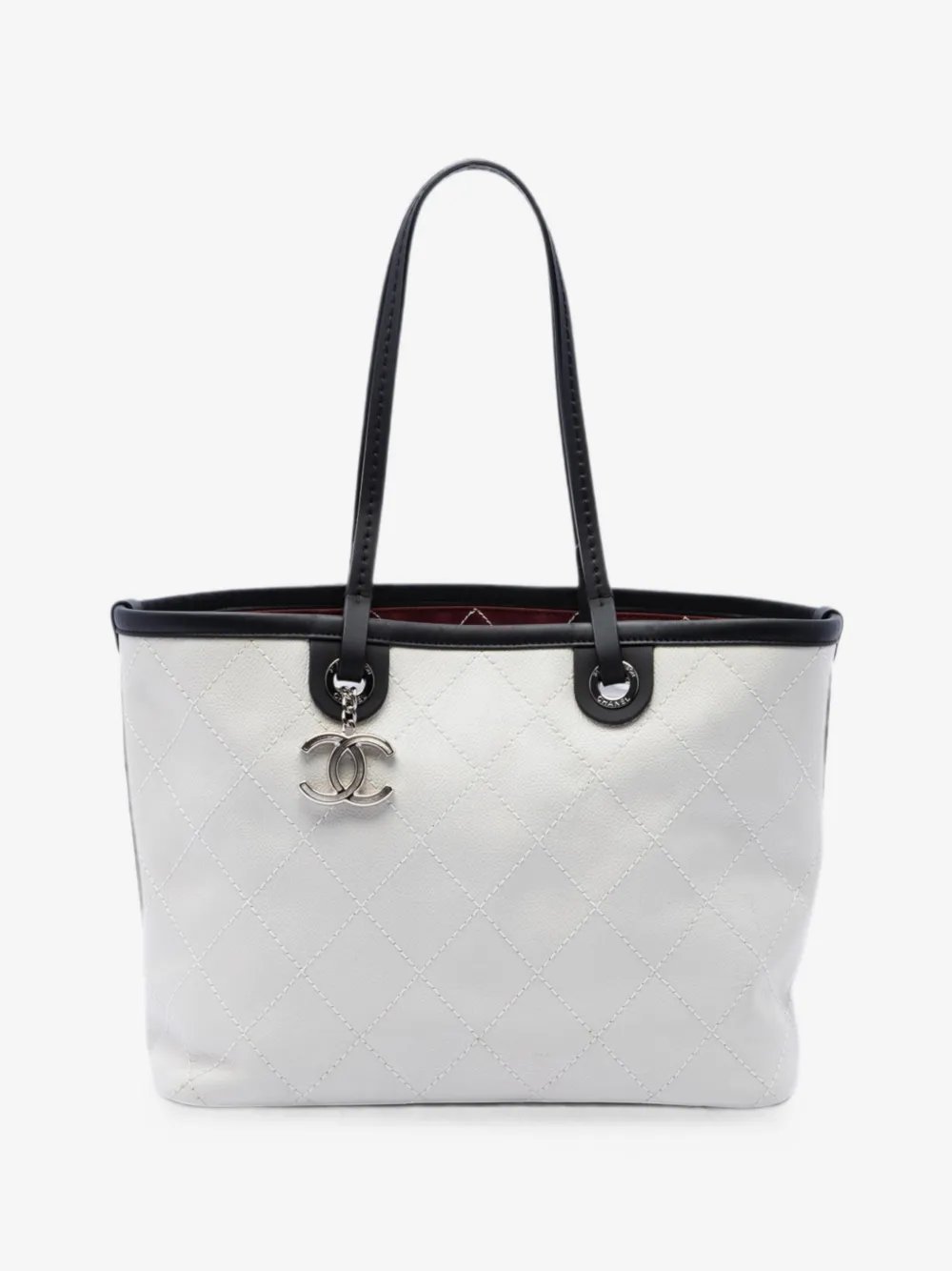 2014 Quilted Caviar Shopping Fever tote bag