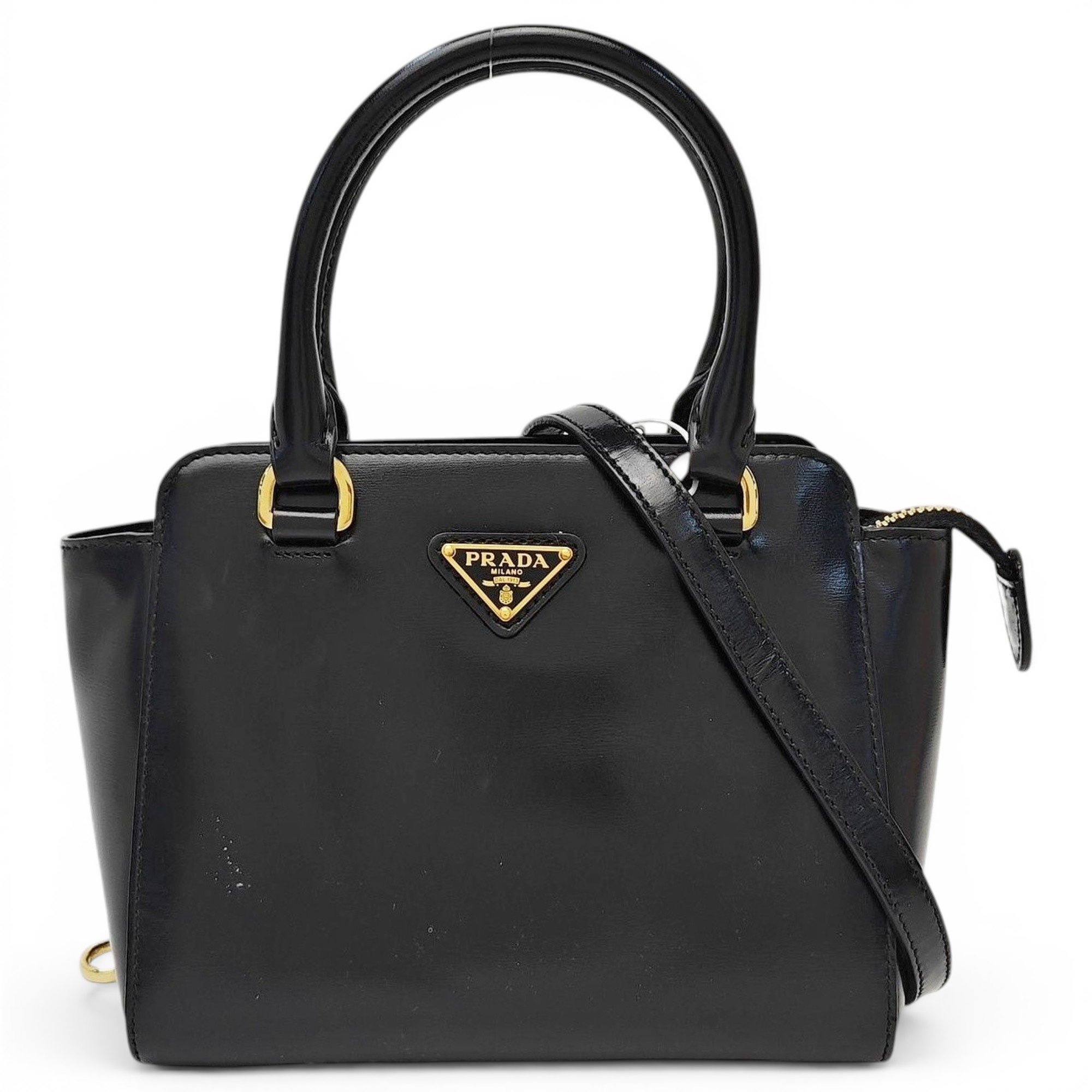 Leather handbag