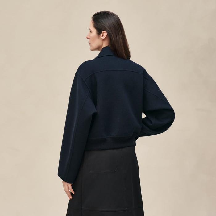 Bleu Noir Cashmere Jacket